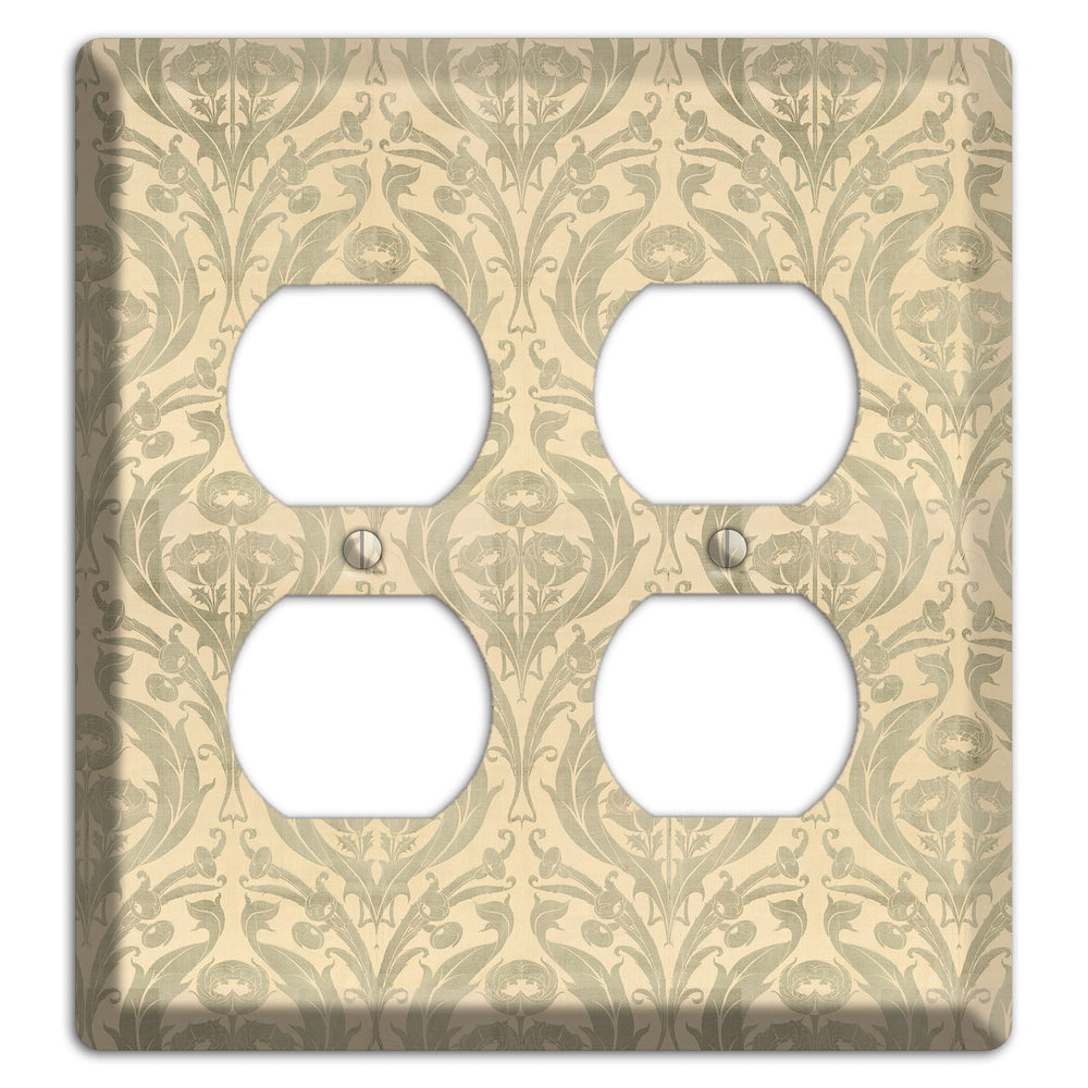 Whispered Thistle 2 Duplex Wallplate
