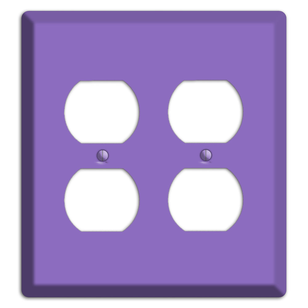 Baxter Violet Bloom 2 Duplex Wallplate