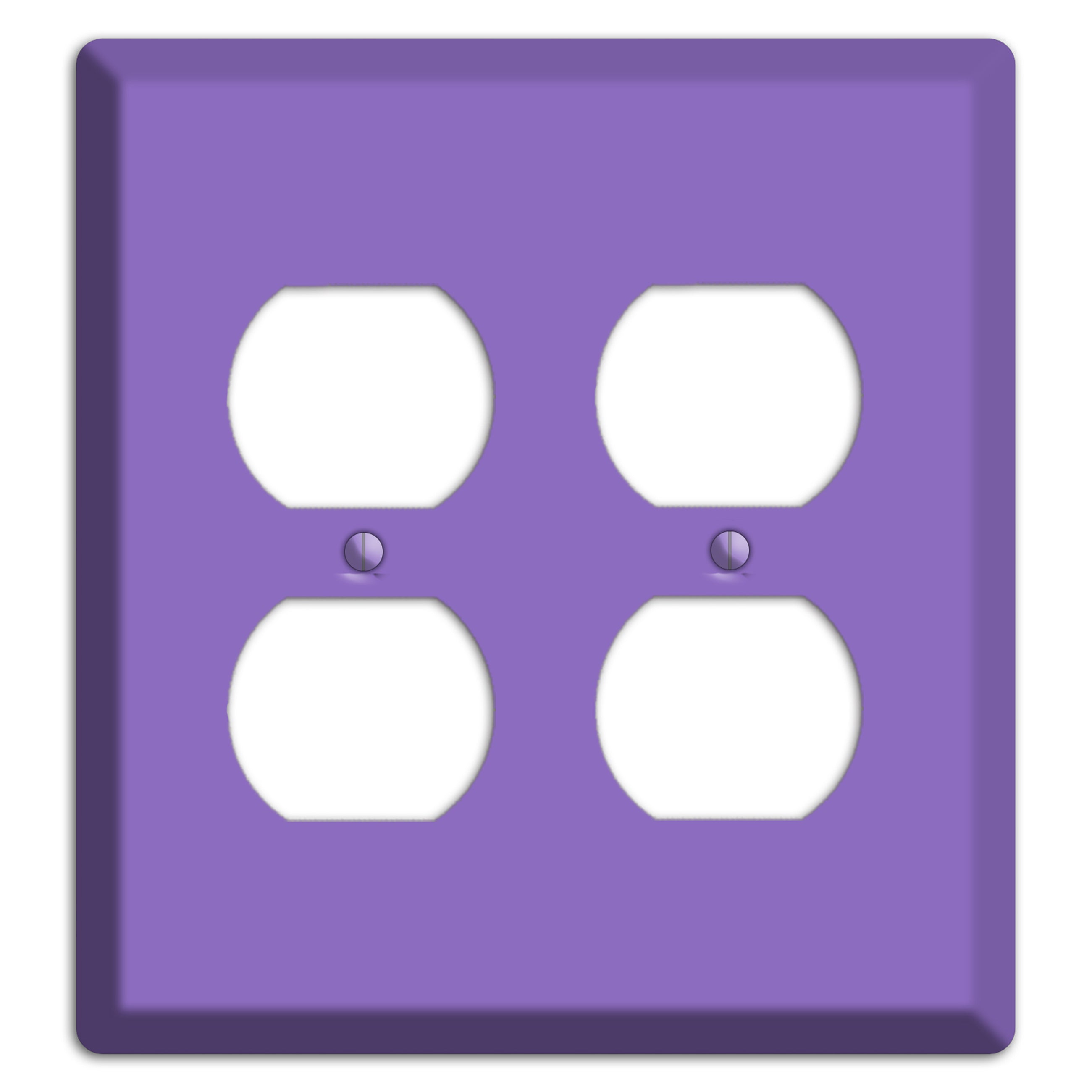 Baxter Violet Bloom 2 Duplex Wallplate