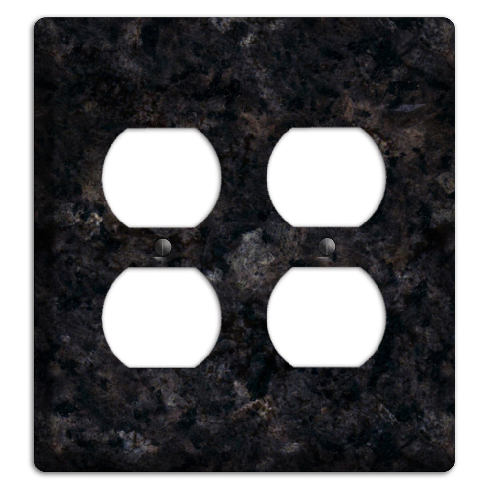 Ubatuba Granite 2 Duplex Wallplate