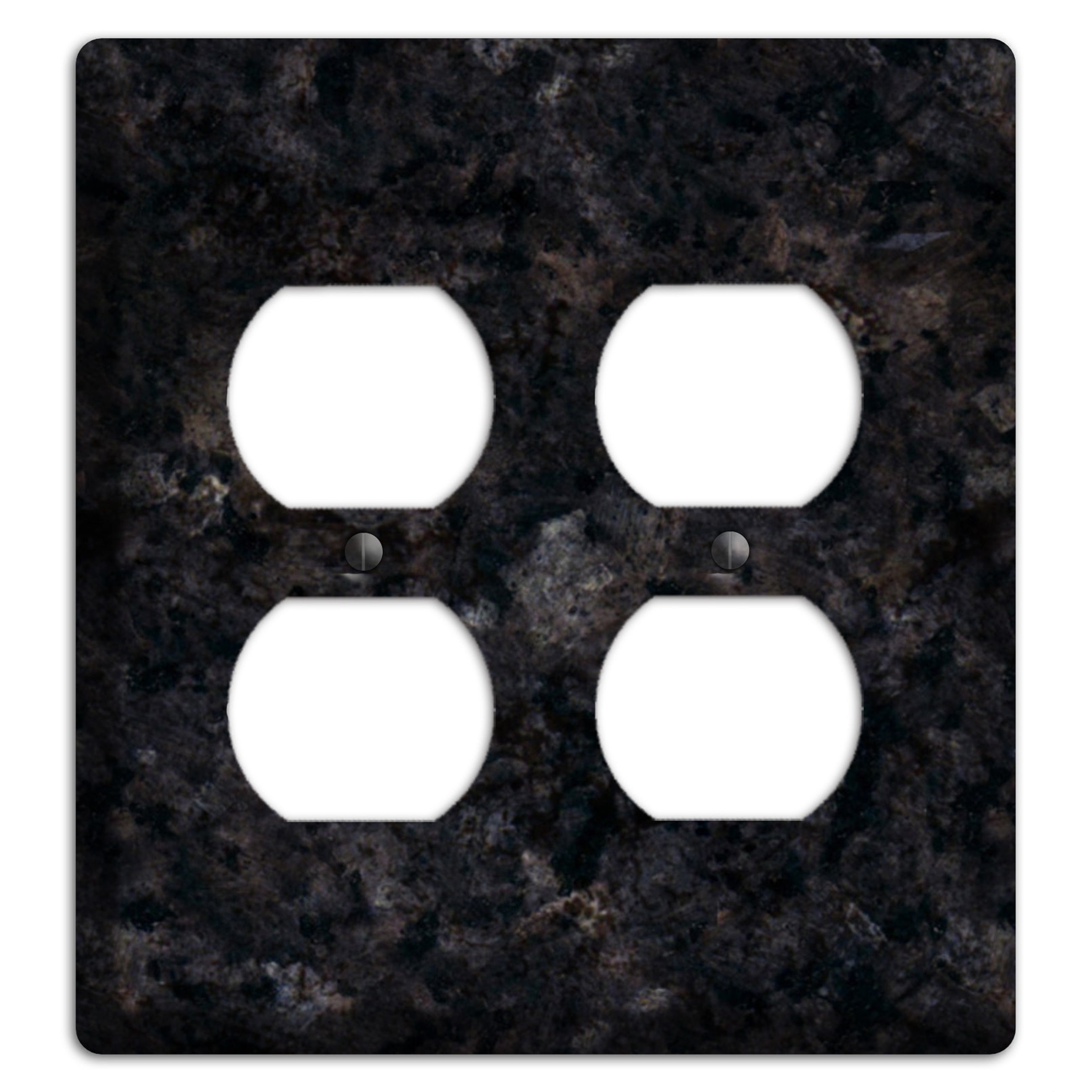 Ubatuba Granite 2 Duplex Wallplate