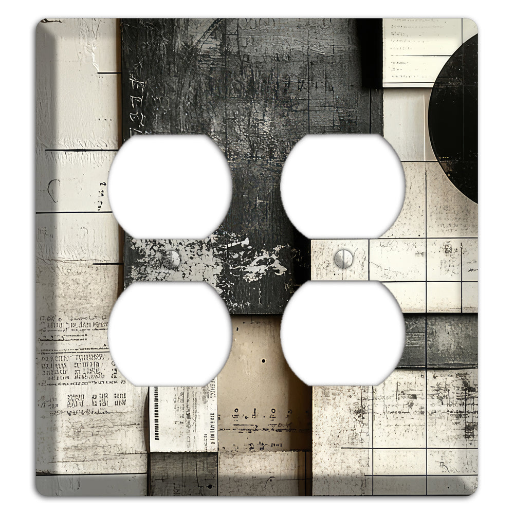 Lunar Grid Archive 2 Duplex Wallplate