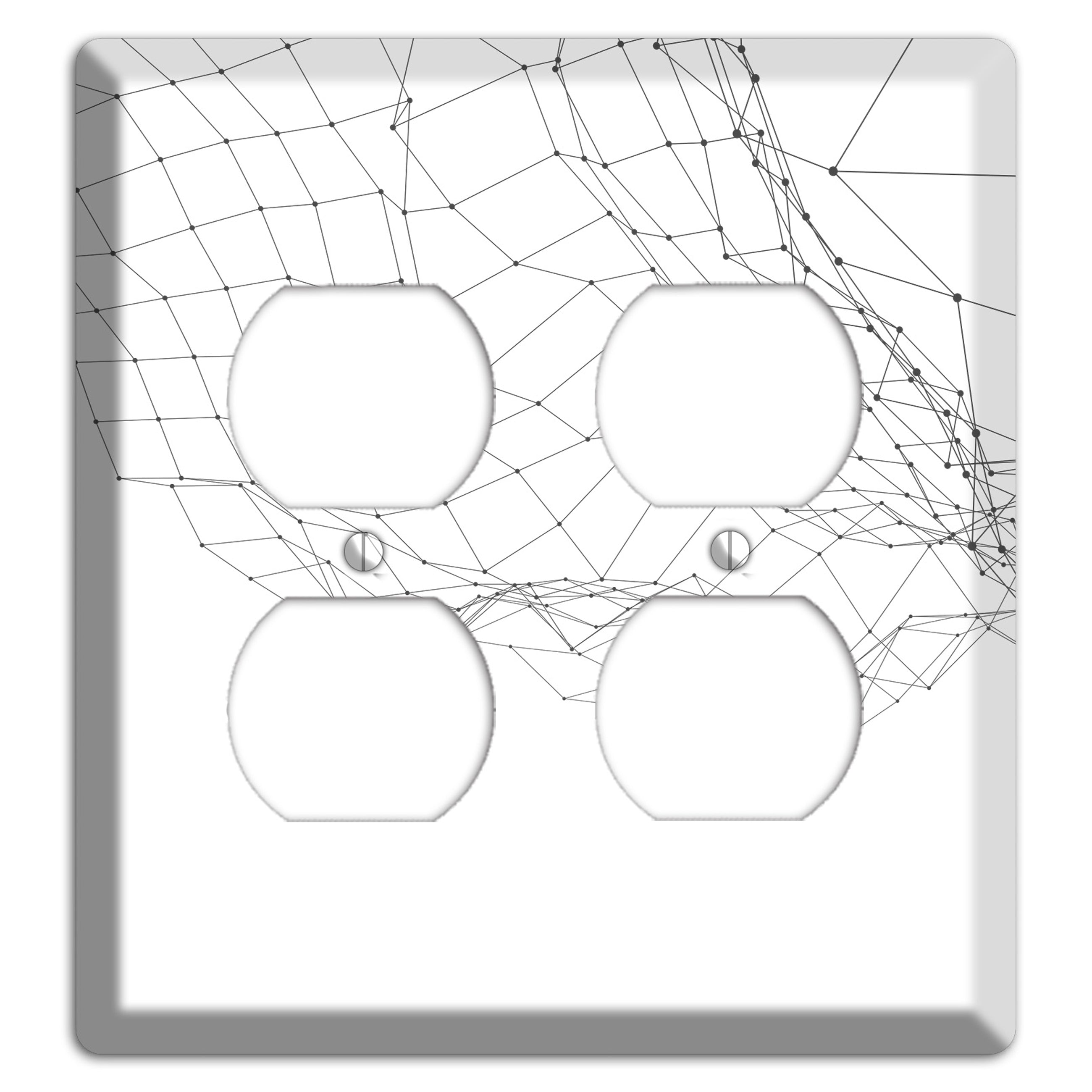 Collapse Into Signal 2 Duplex Wallplate