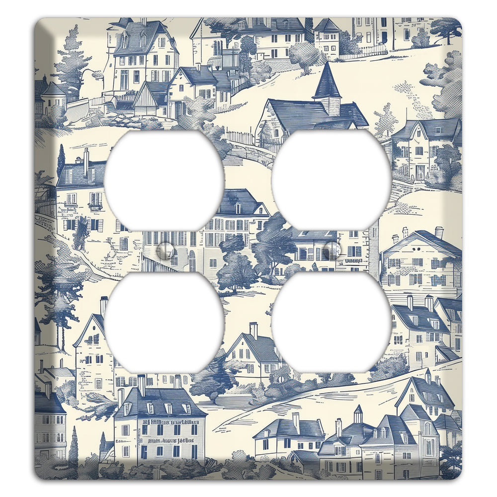 Village Chronicle 2 Duplex Wallplate