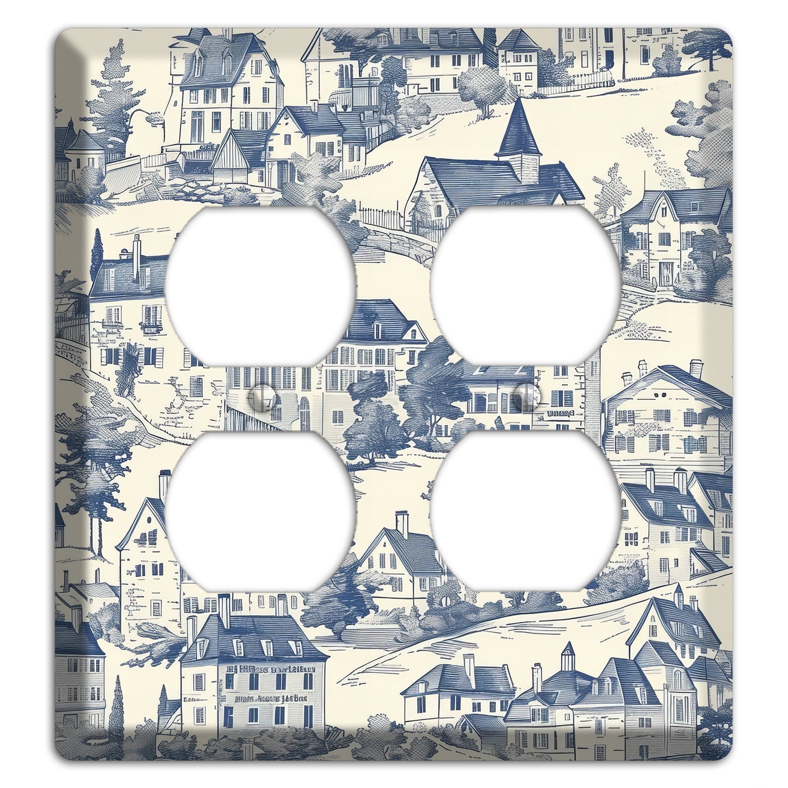 Village Chronicle 2 Duplex Wallplate