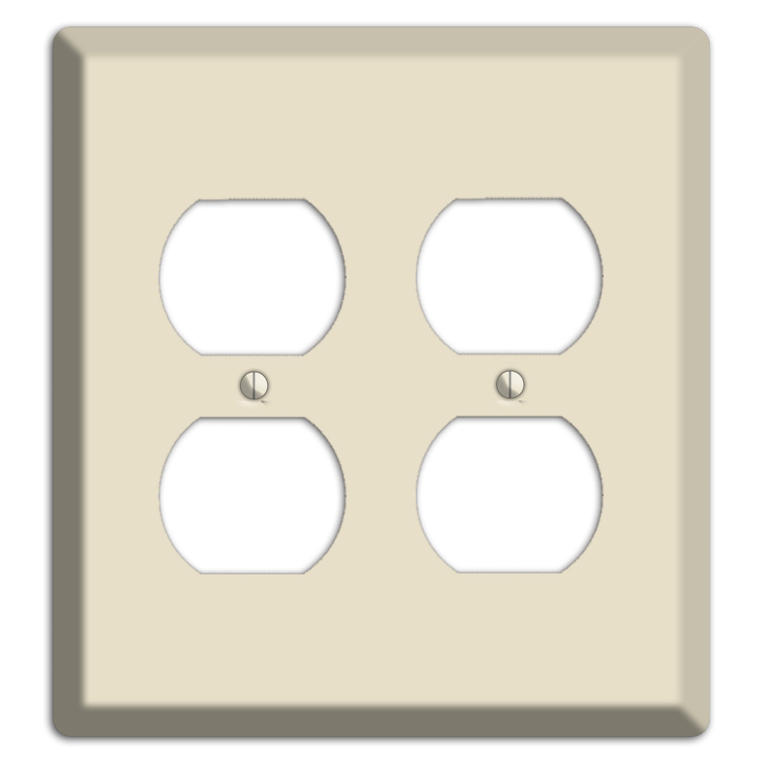 Baxter Ivory Cream 2 Duplex Wallplate