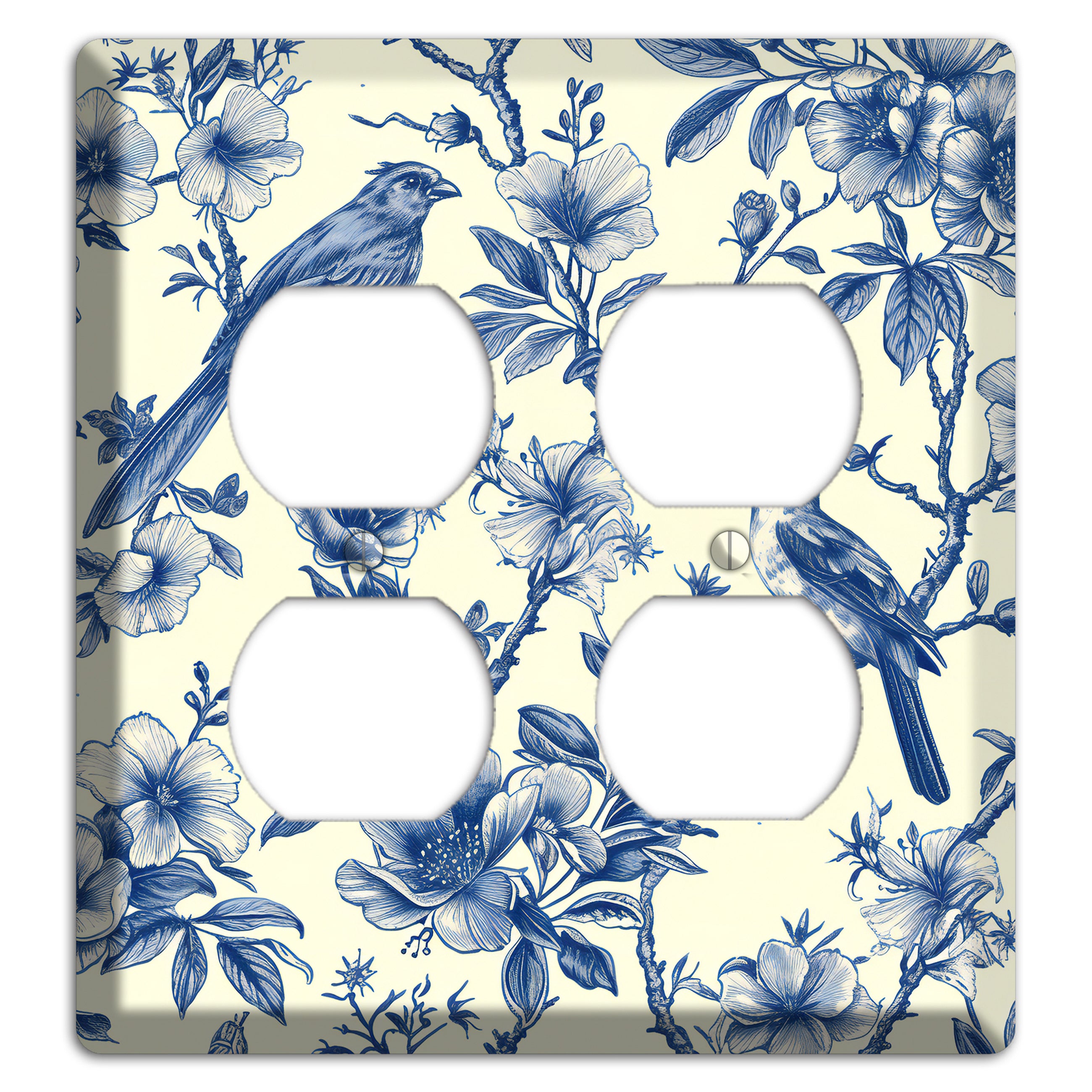Porcelain Garden Song 2 Duplex Wallplate