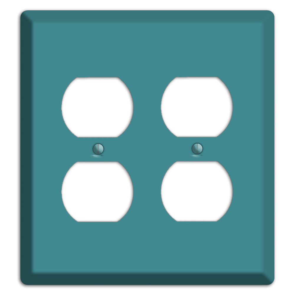 Baxter Turqouise 2 Duplex Wallplate