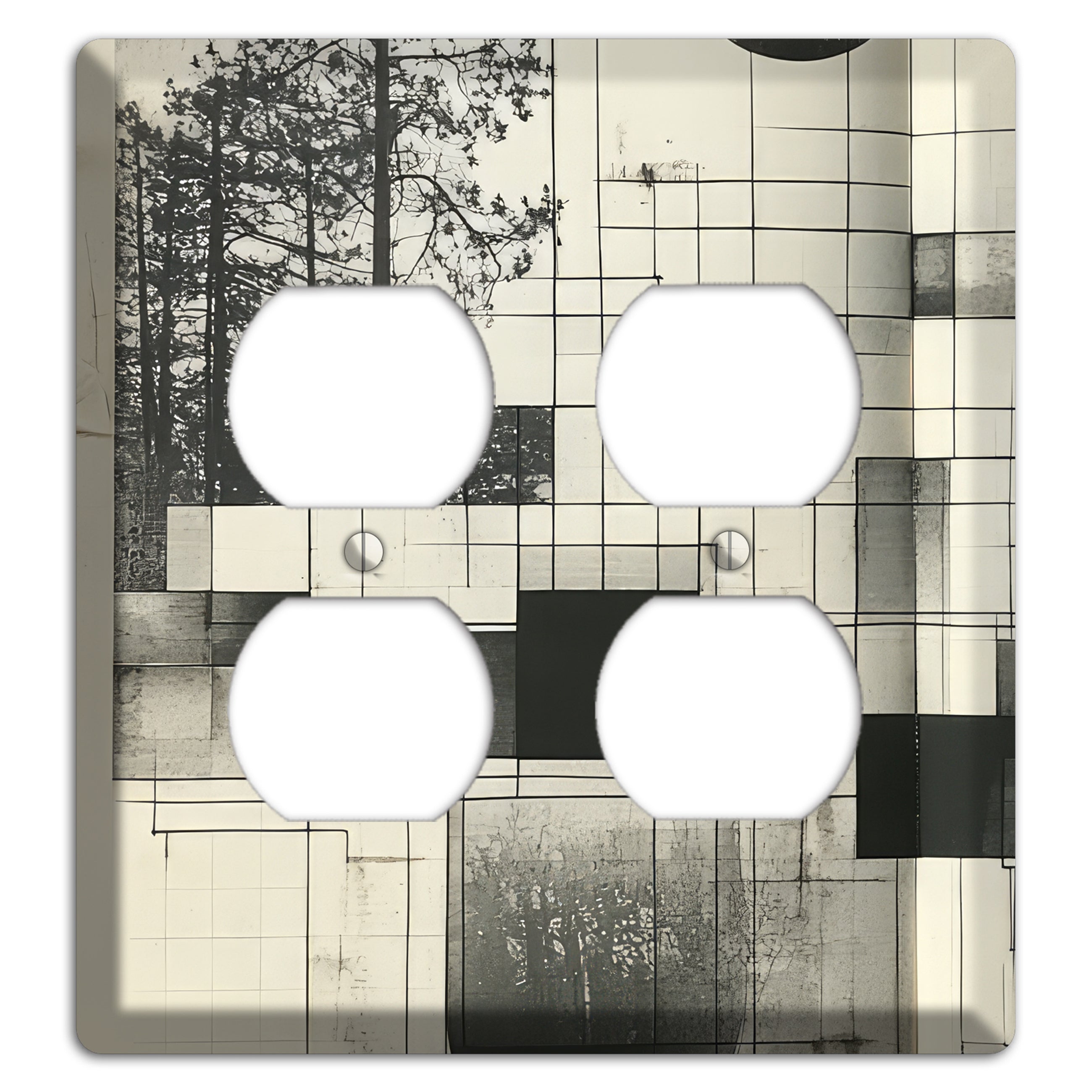 Cartographer's Dream 2 Duplex Wallplate