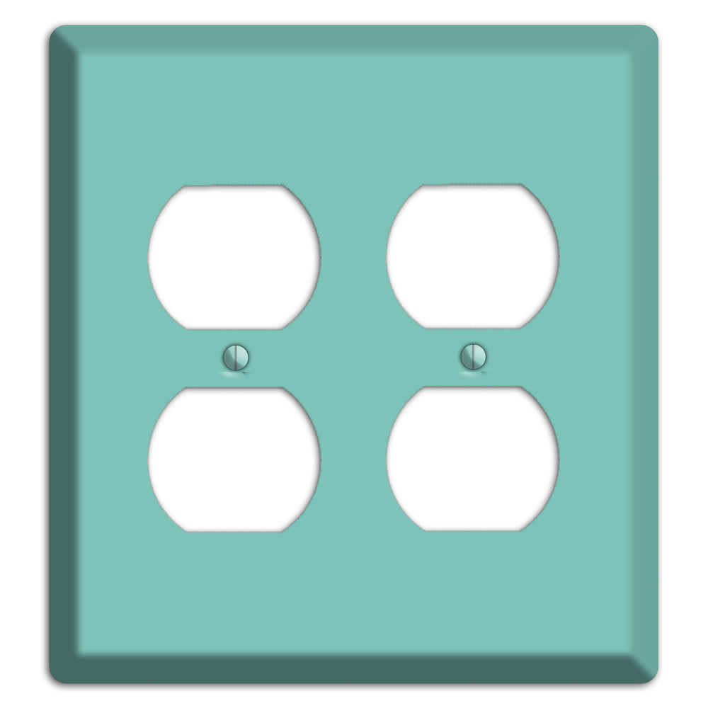 Baxter Seafoam 2 Duplex Wallplate