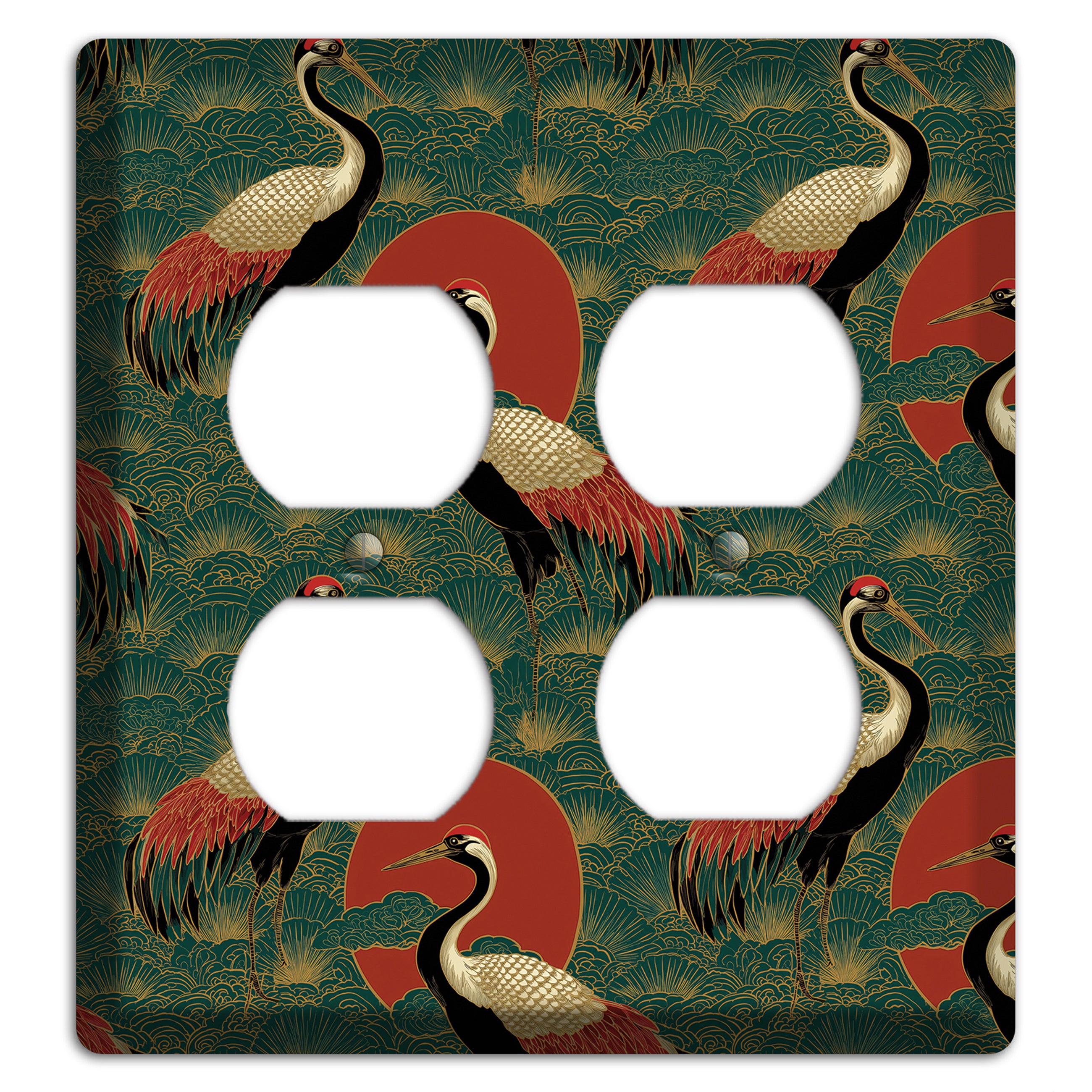 Jade Sun Sentinels 2 Duplex Wallplate