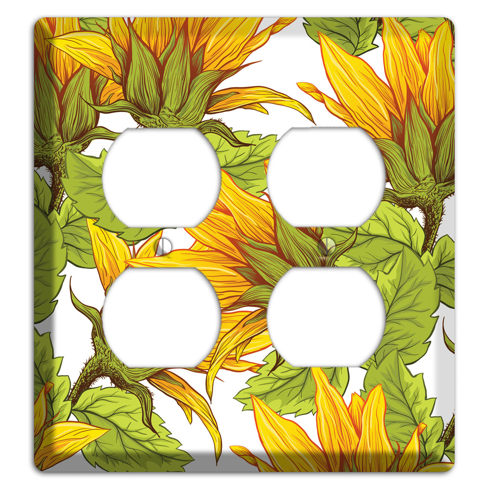 Golden Bloom Scatter 2 Duplex Wallplate