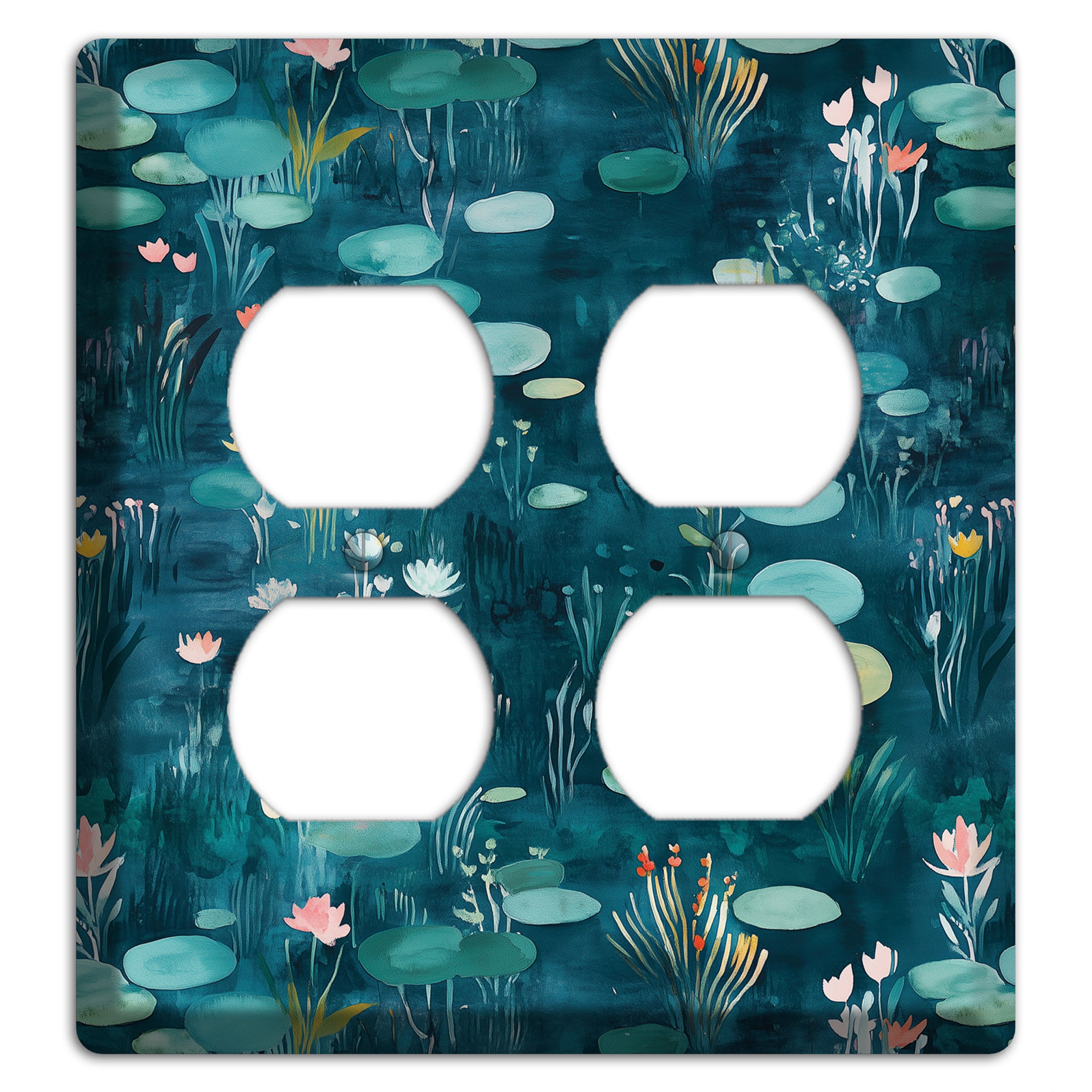 Lily Pond Reverie 2 Duplex Wallplate