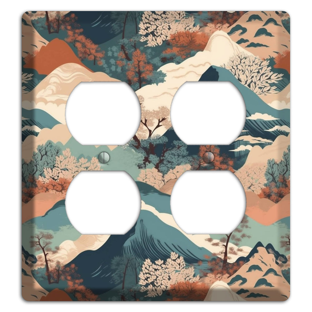 Mountain Reverie 2 Duplex Wallplate