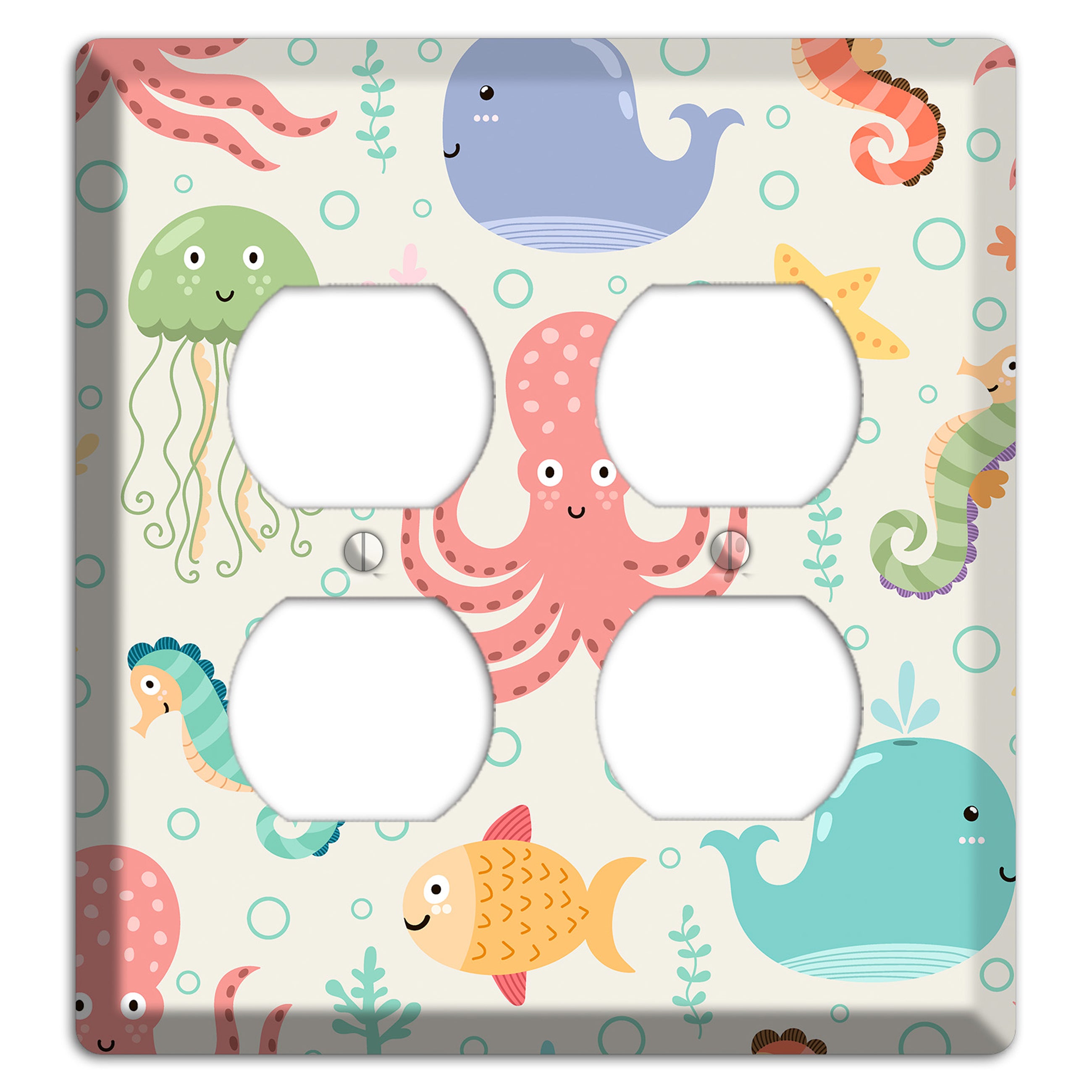 Ocean Buddies 2 Duplex Wallplate