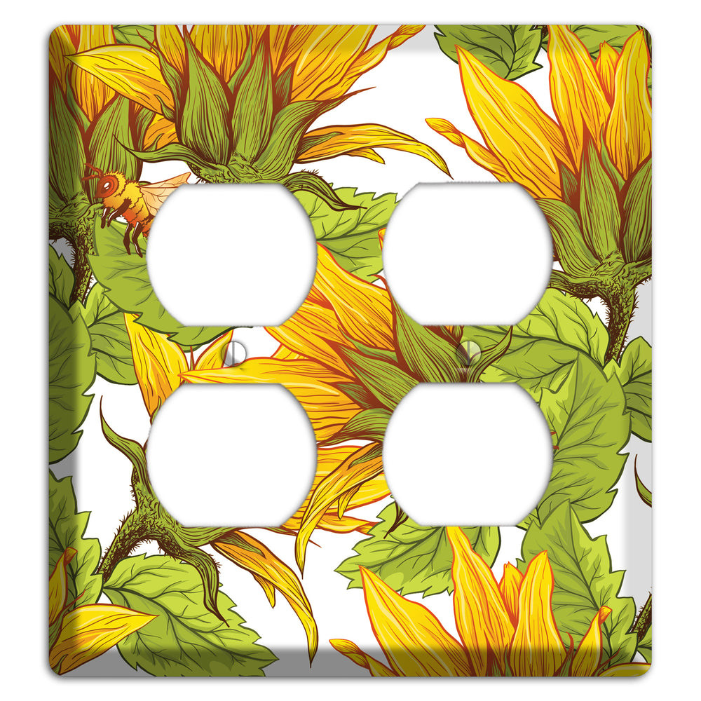 Pollen & Wings 2 Duplex Wallplate