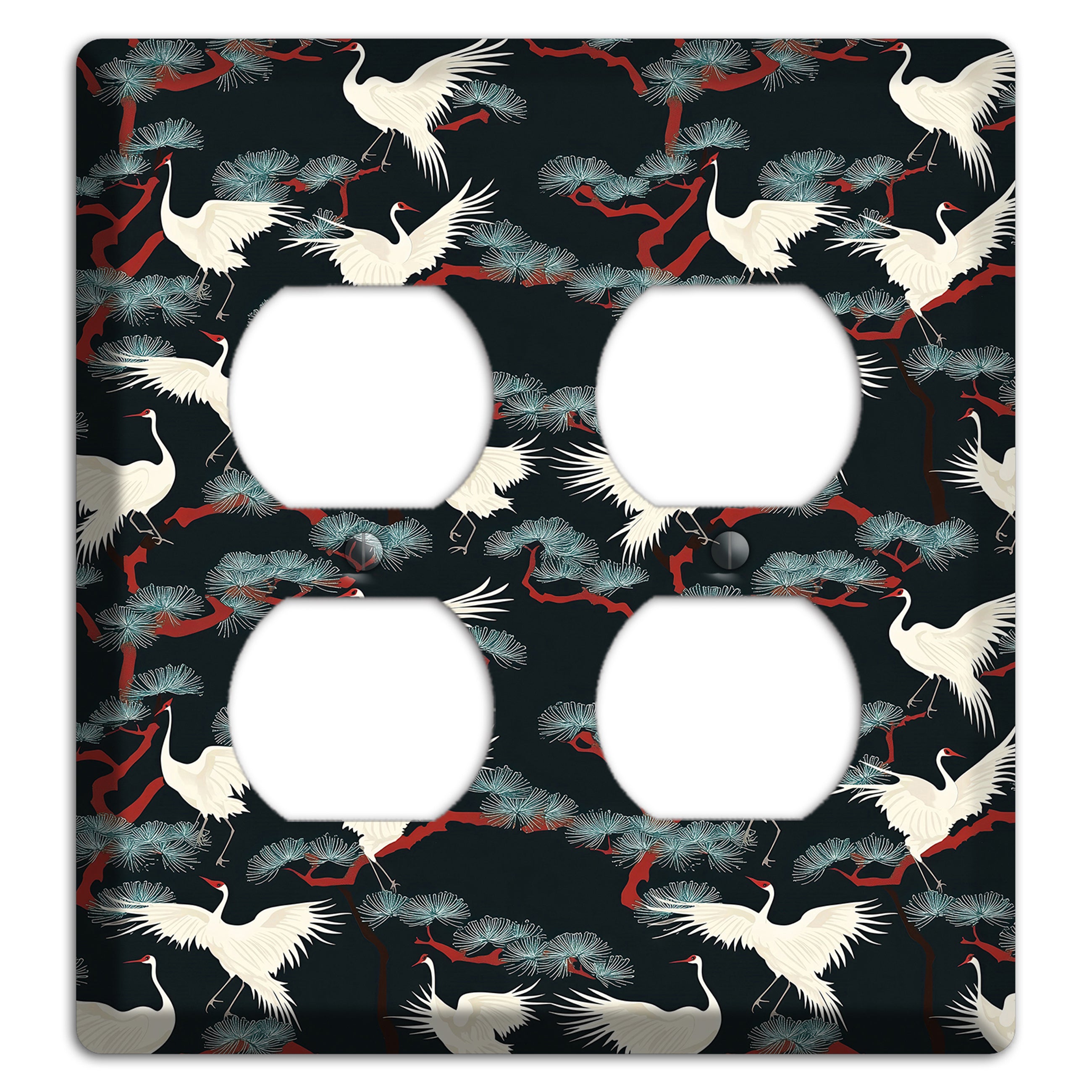 Obsidian Pine Vigil 2 Duplex Wallplate