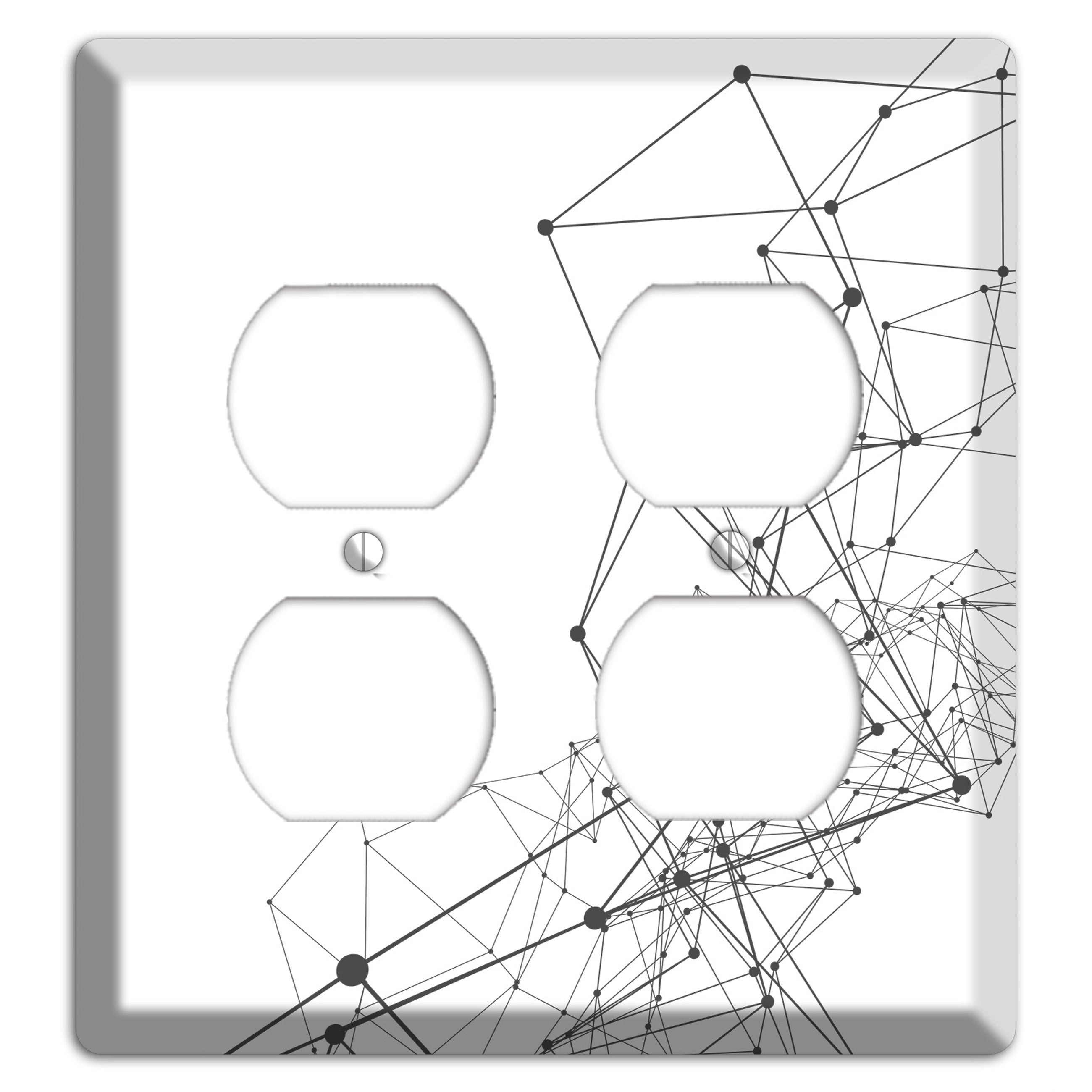 Threadwork Constellation 2 Duplex Wallplate