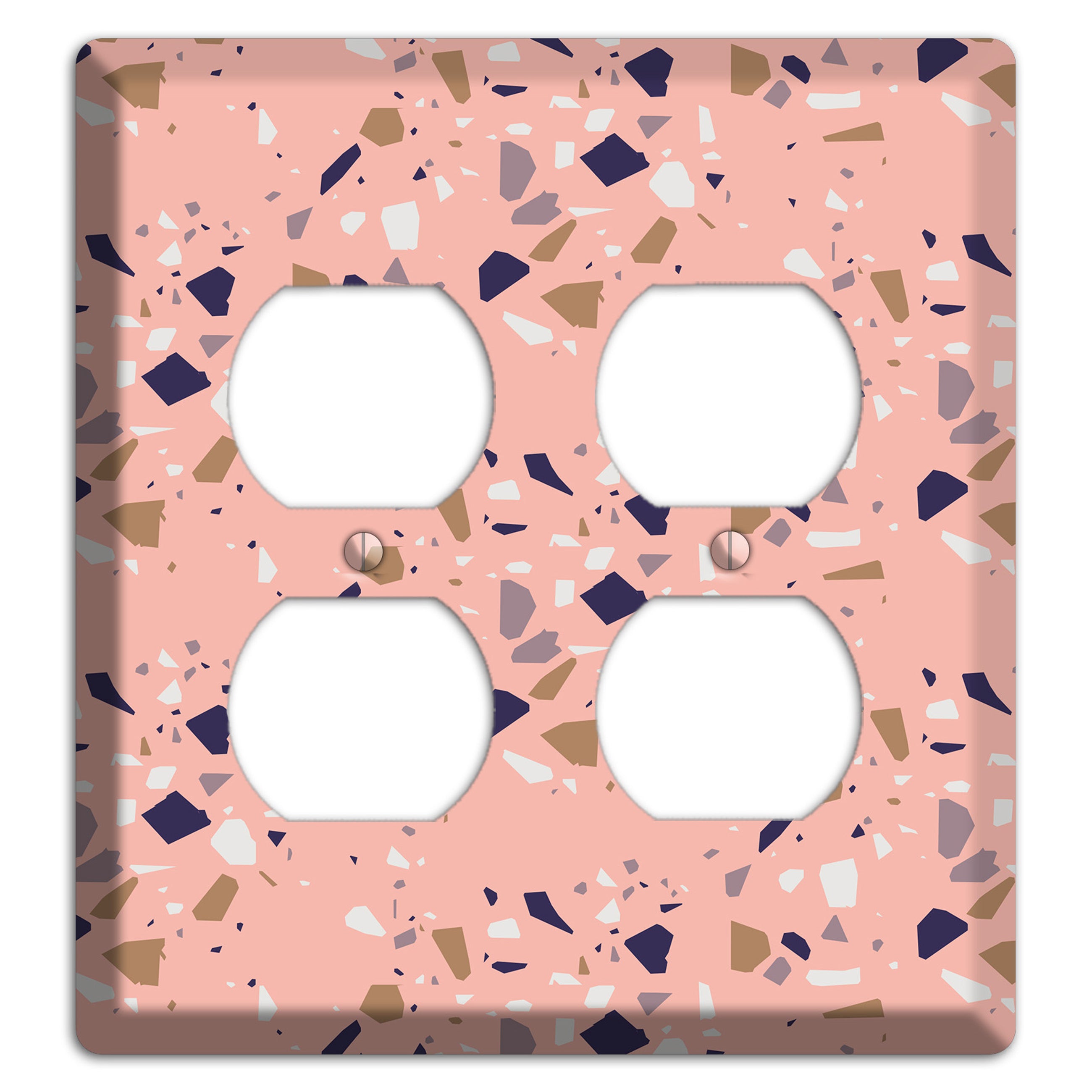 Blush Quarry 2 Duplex Wallplate