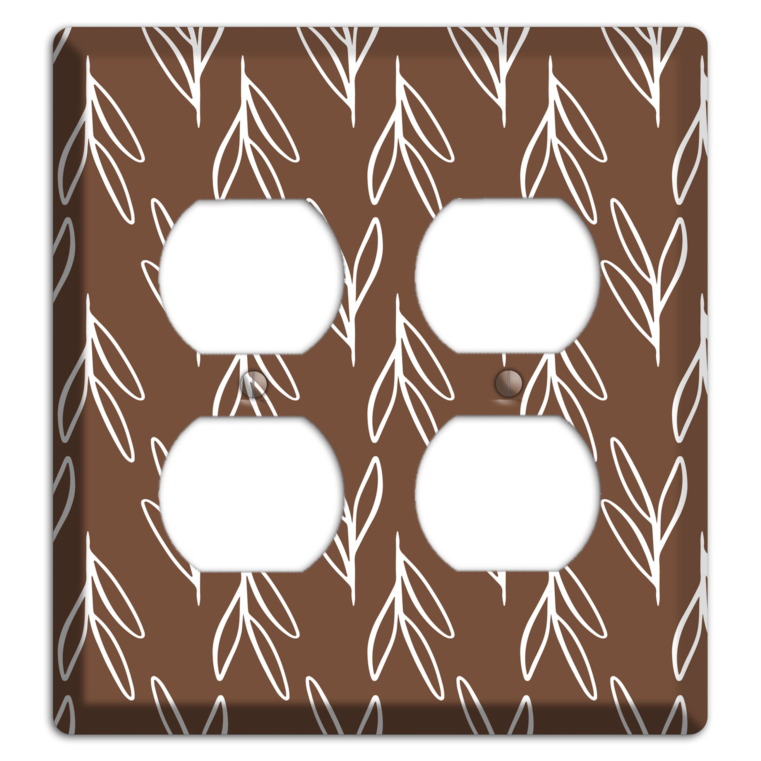 Wheat & Shadow 2 Duplex Wallplate