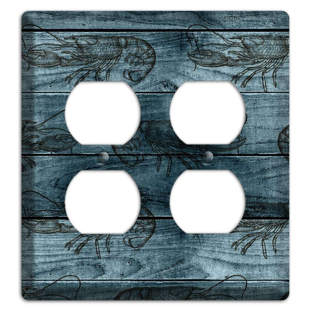 Lobster Ledger 2 Duplex Wallplate