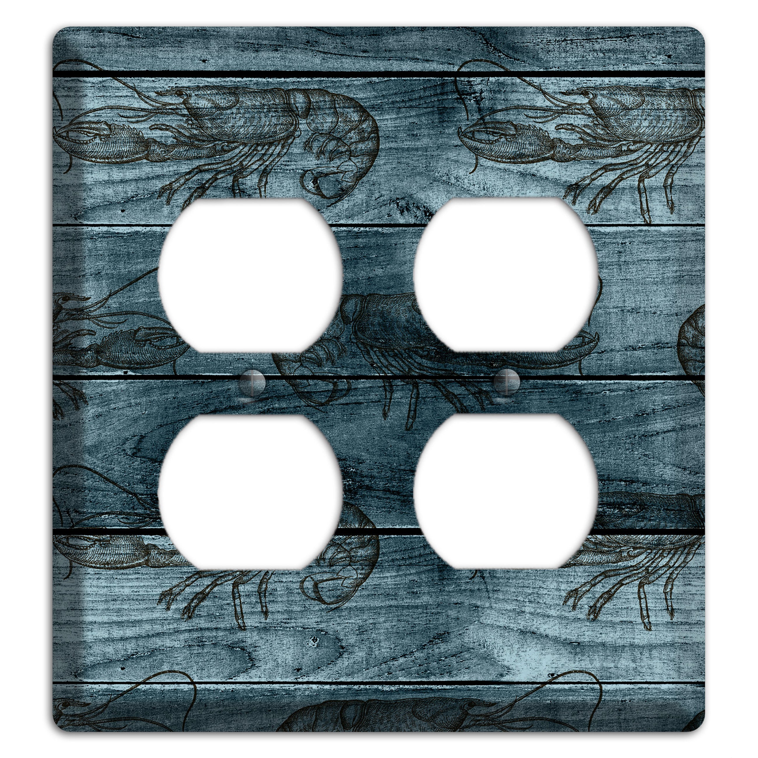 Lobster Ledger 2 Duplex Wallplate