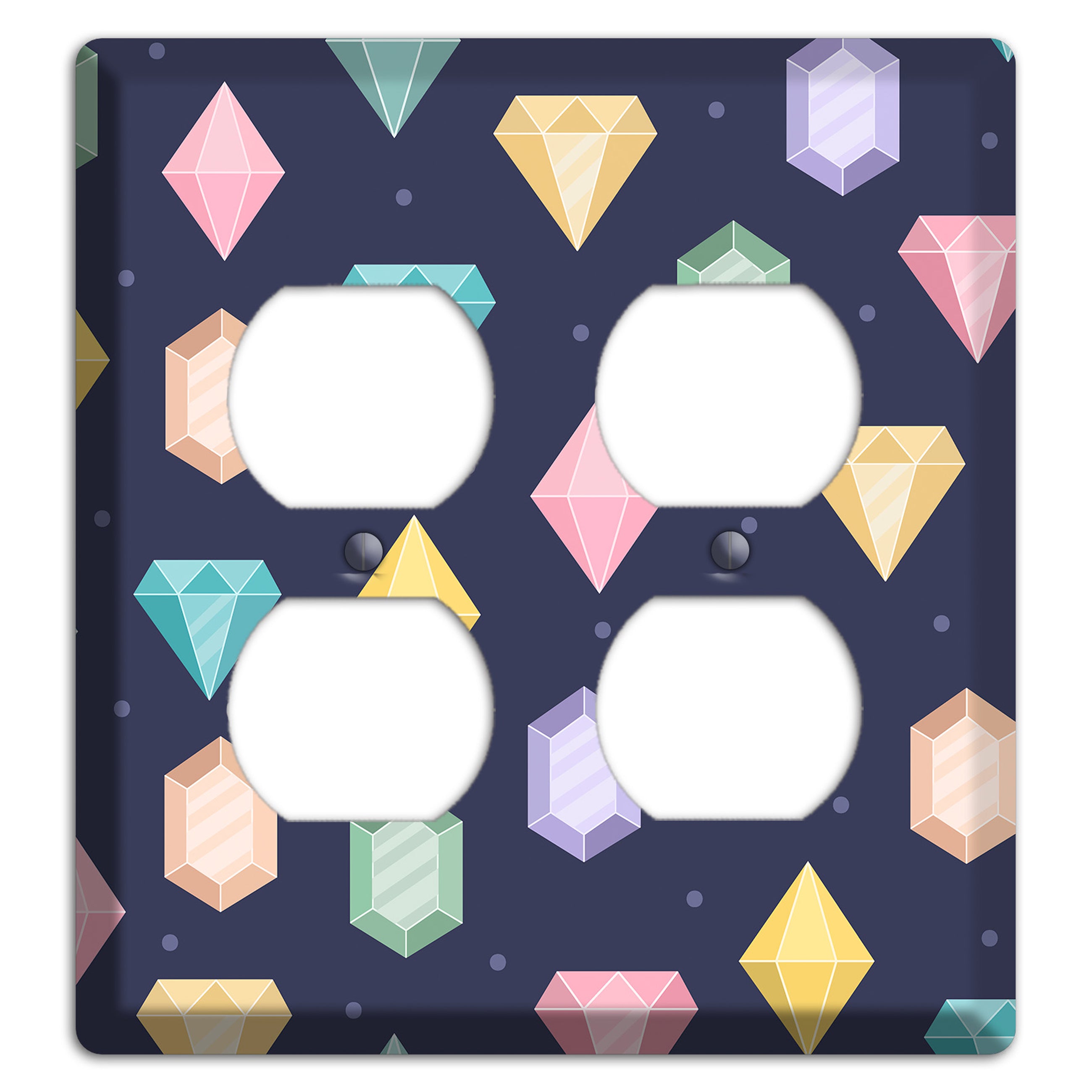 Sparkle Gems 2 Duplex Wallplate