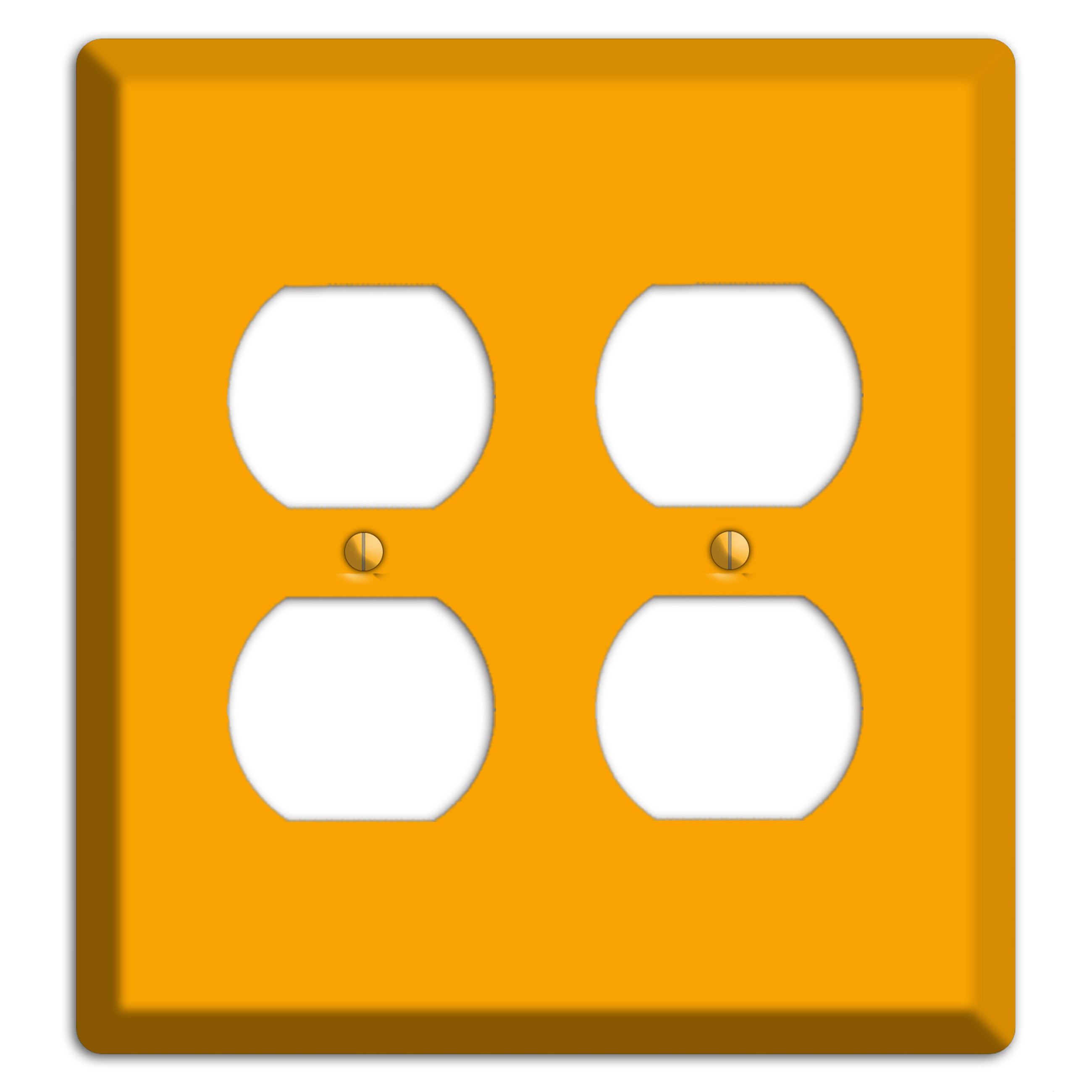 Baxter Mustard 2 Duplex Wallplate