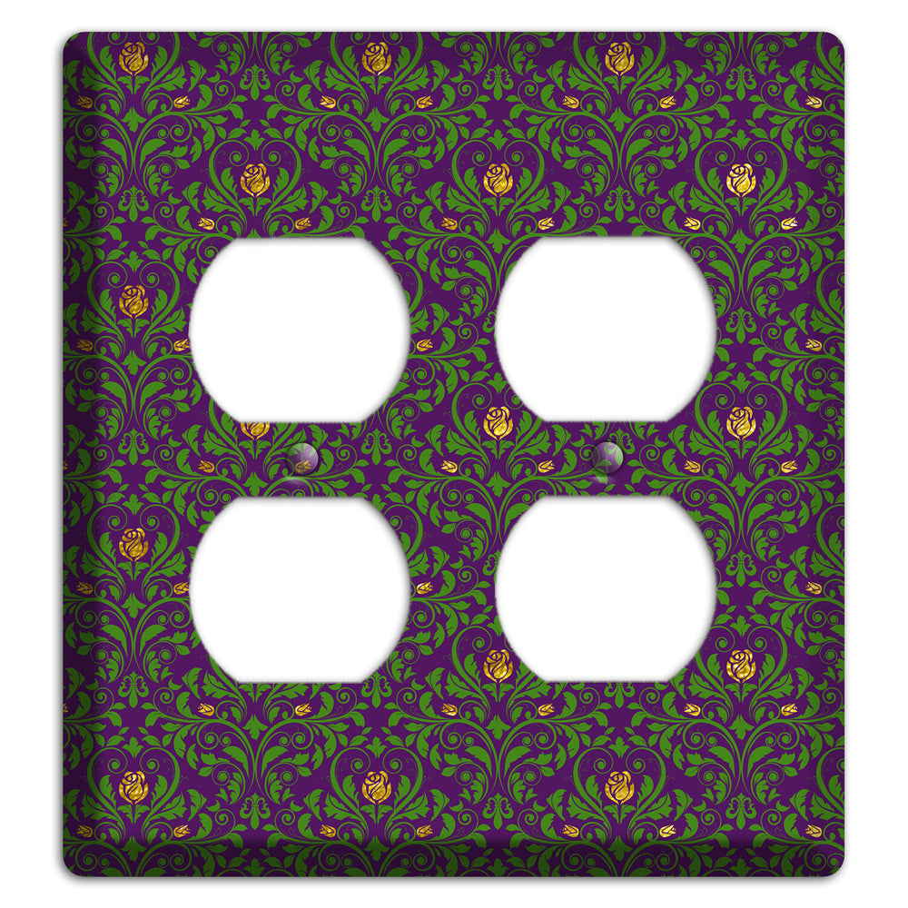 Jester‚Äôs Damask 2 Duplex Wallplate