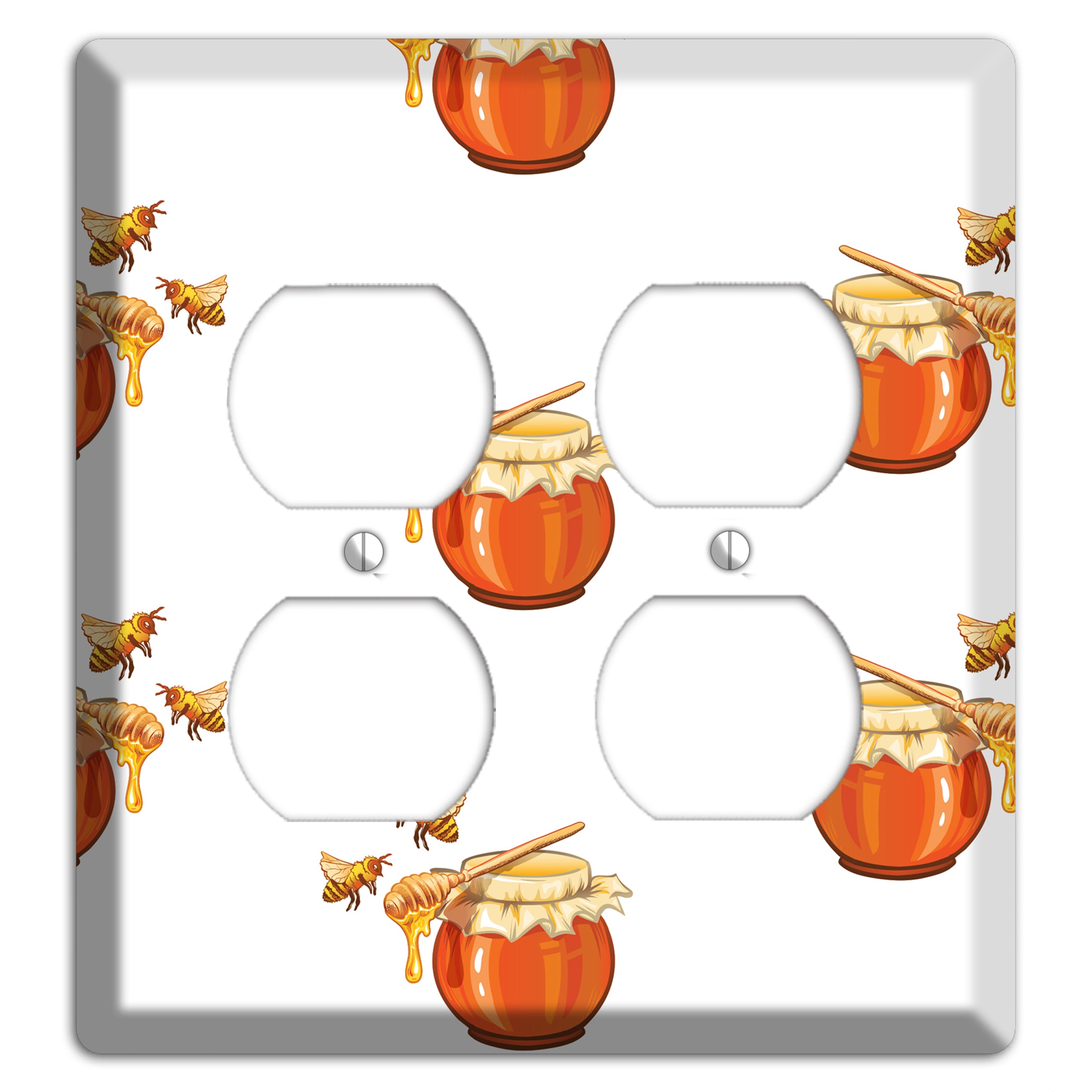 Honey & Hive 2 Duplex Wallplate