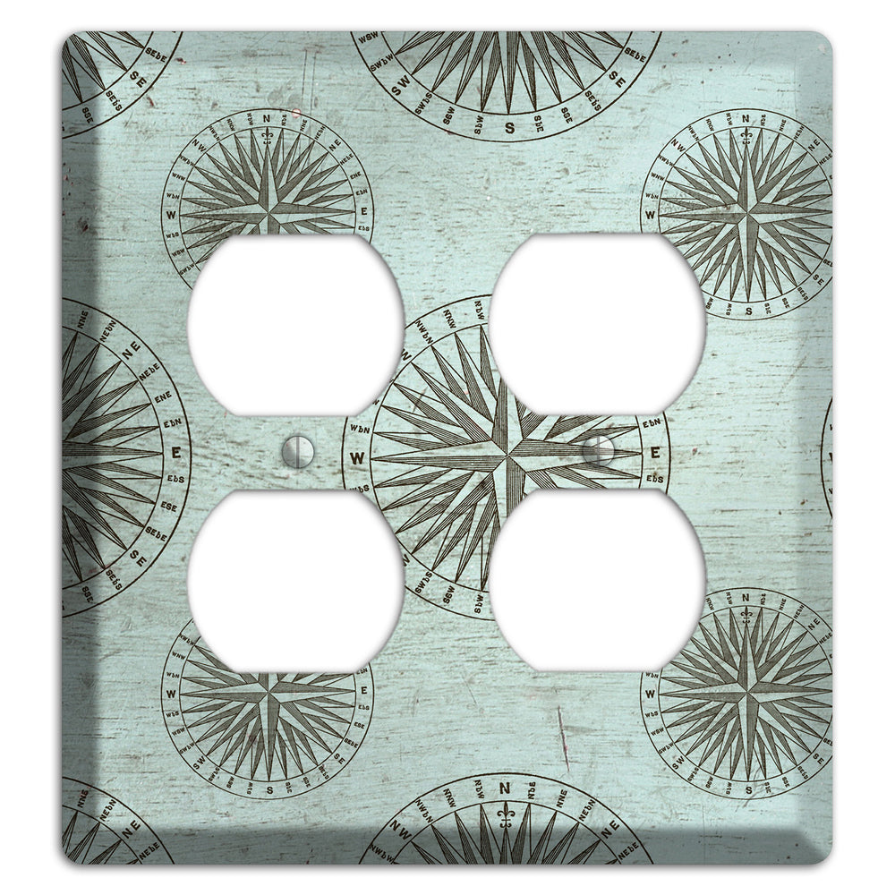 Compass & Current 2 Duplex Wallplate