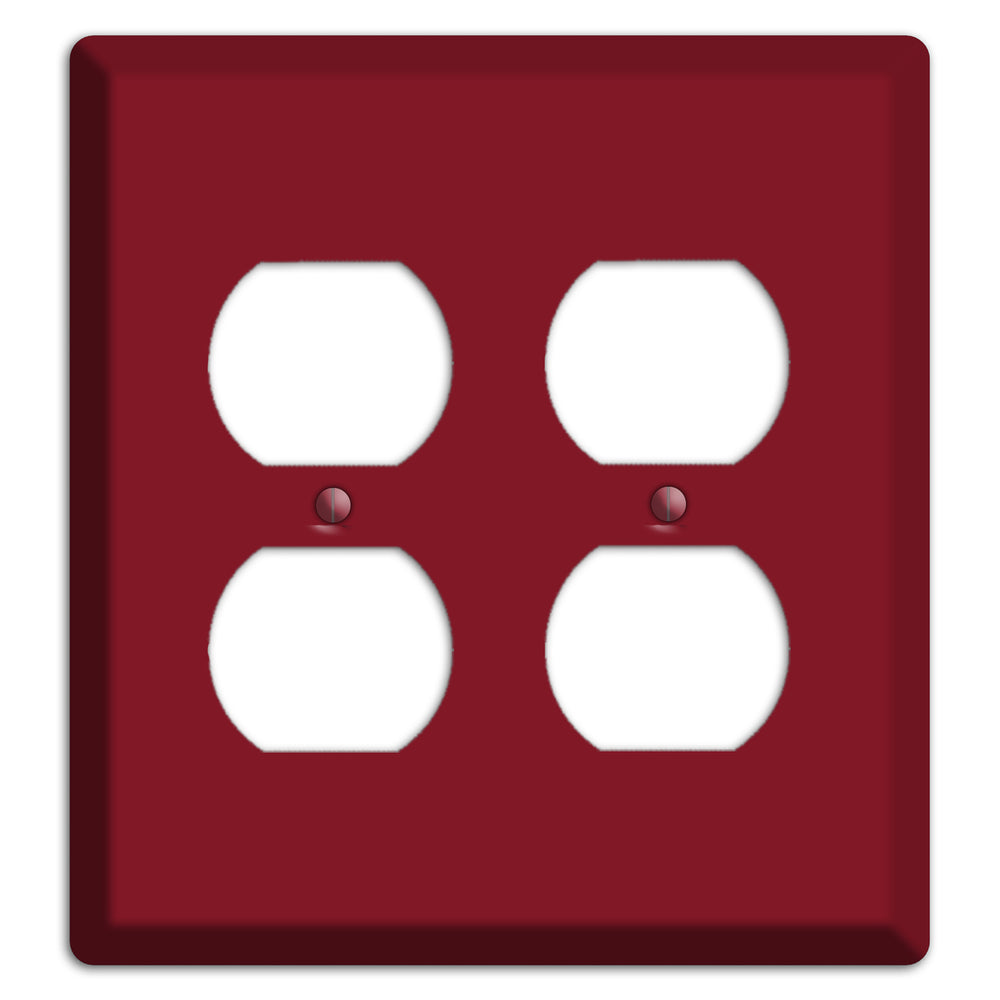 Baxter Burgundy Wine 2 Duplex Wallplate