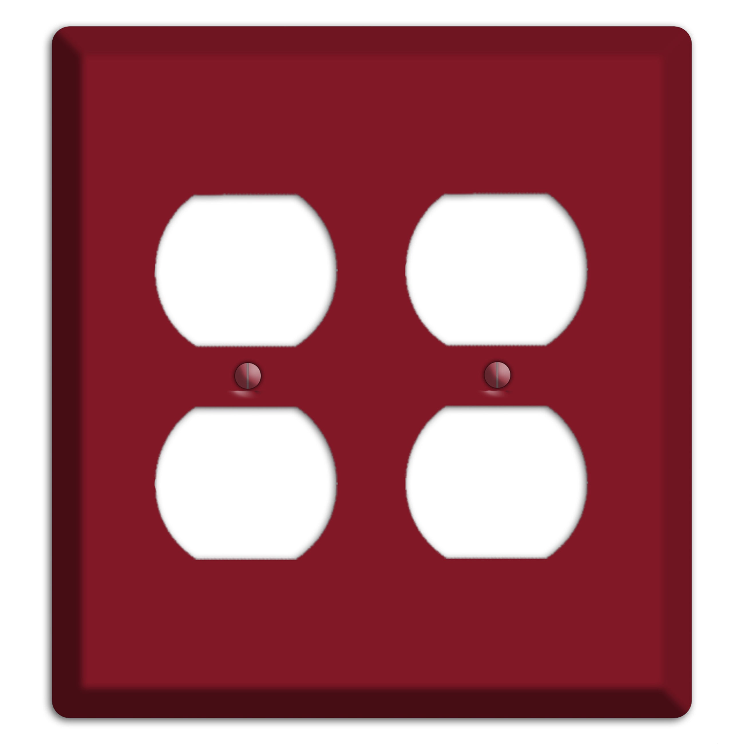 Baxter Burgundy Wine 2 Duplex Wallplate