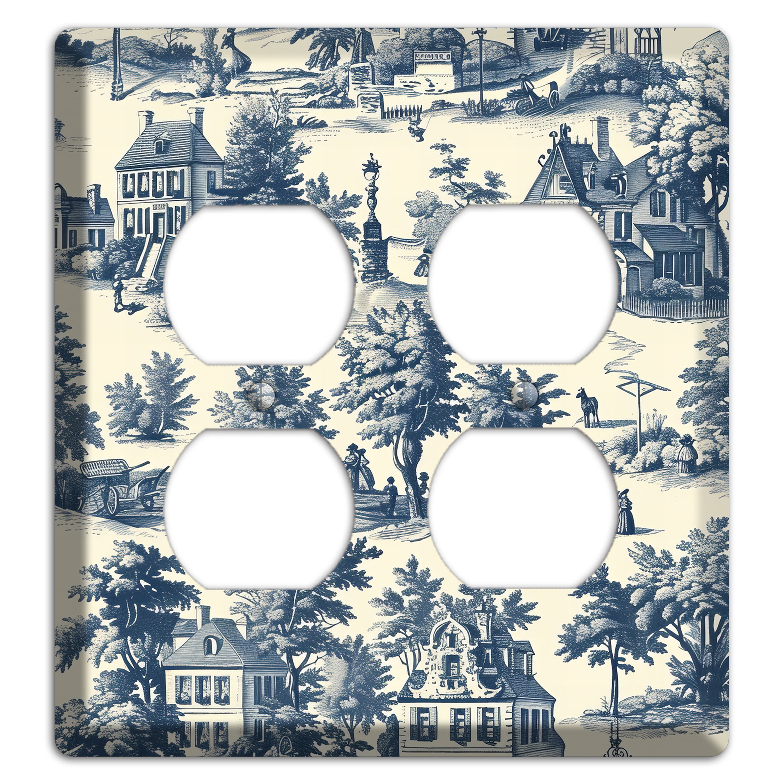 Village & Volley 2 Duplex Wallplate