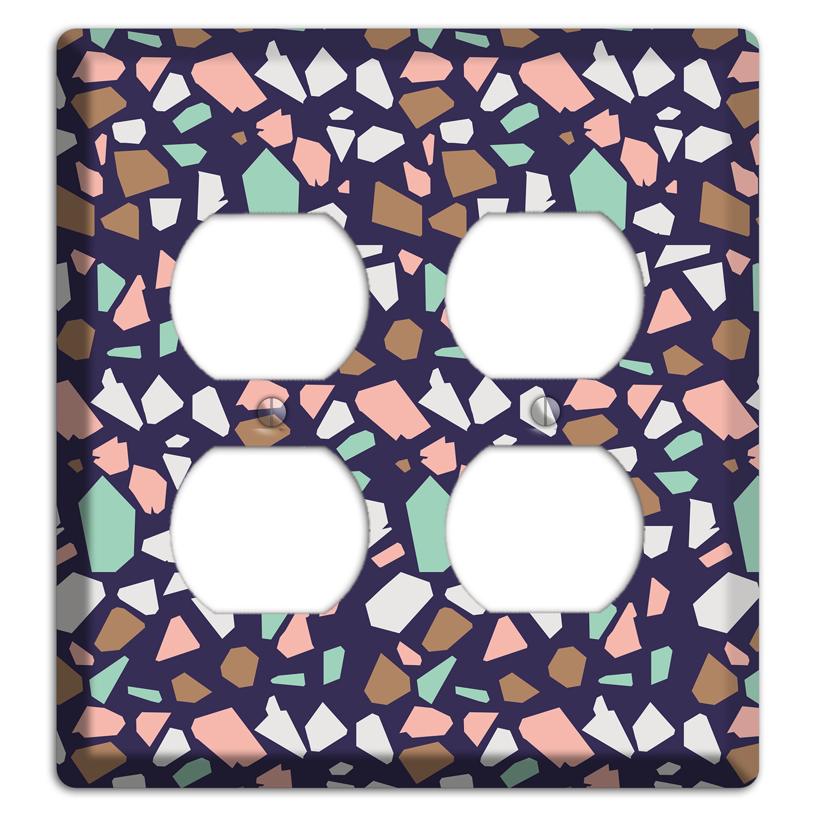 Midnight Mosaic 2 Duplex Wallplate