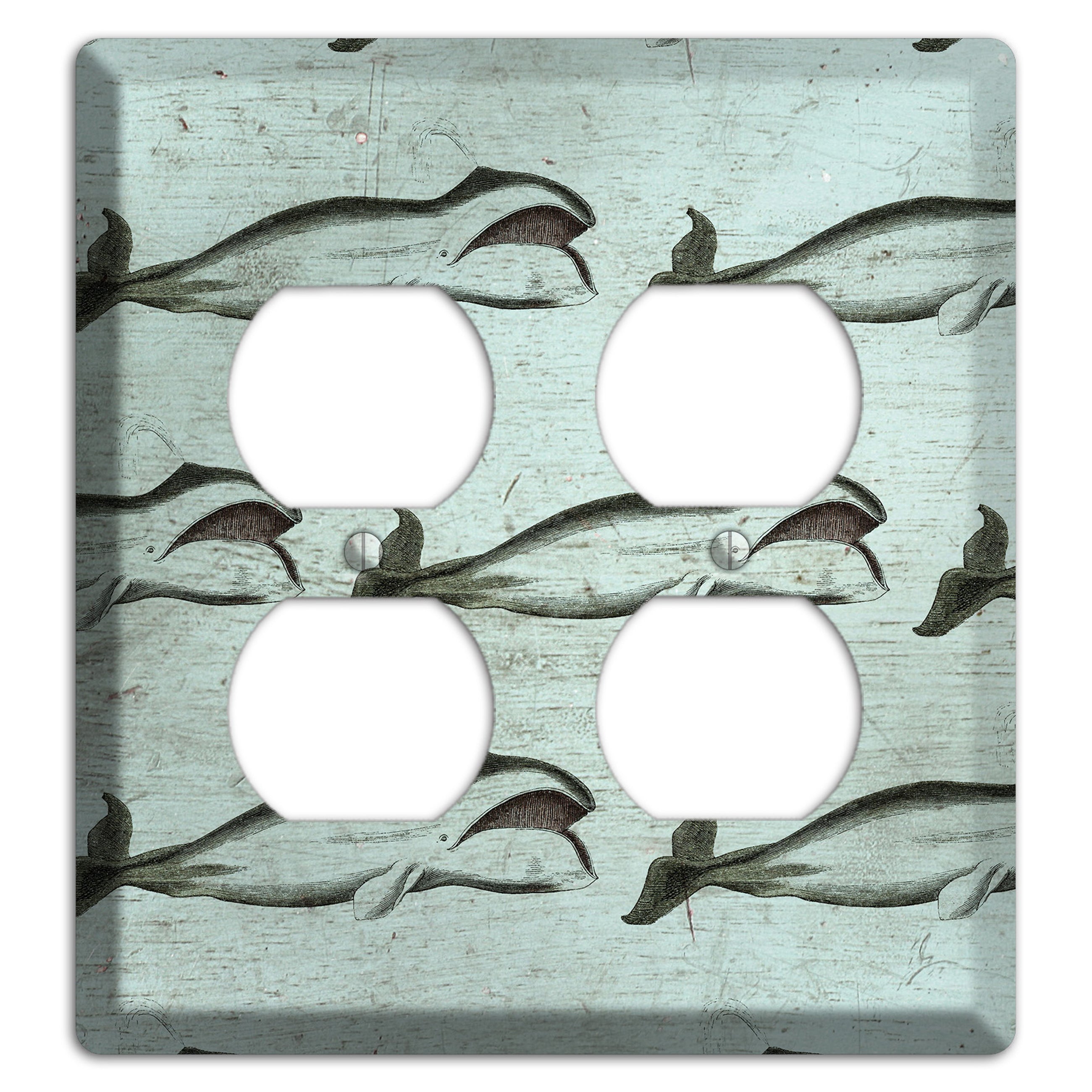 Whale Watch 2 Duplex Wallplate