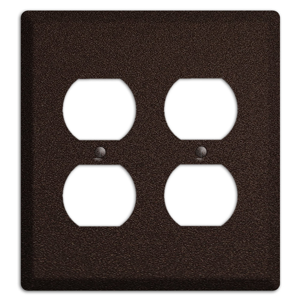 Baxter Subtle Antique Bronze 2 Duplex Wallplate