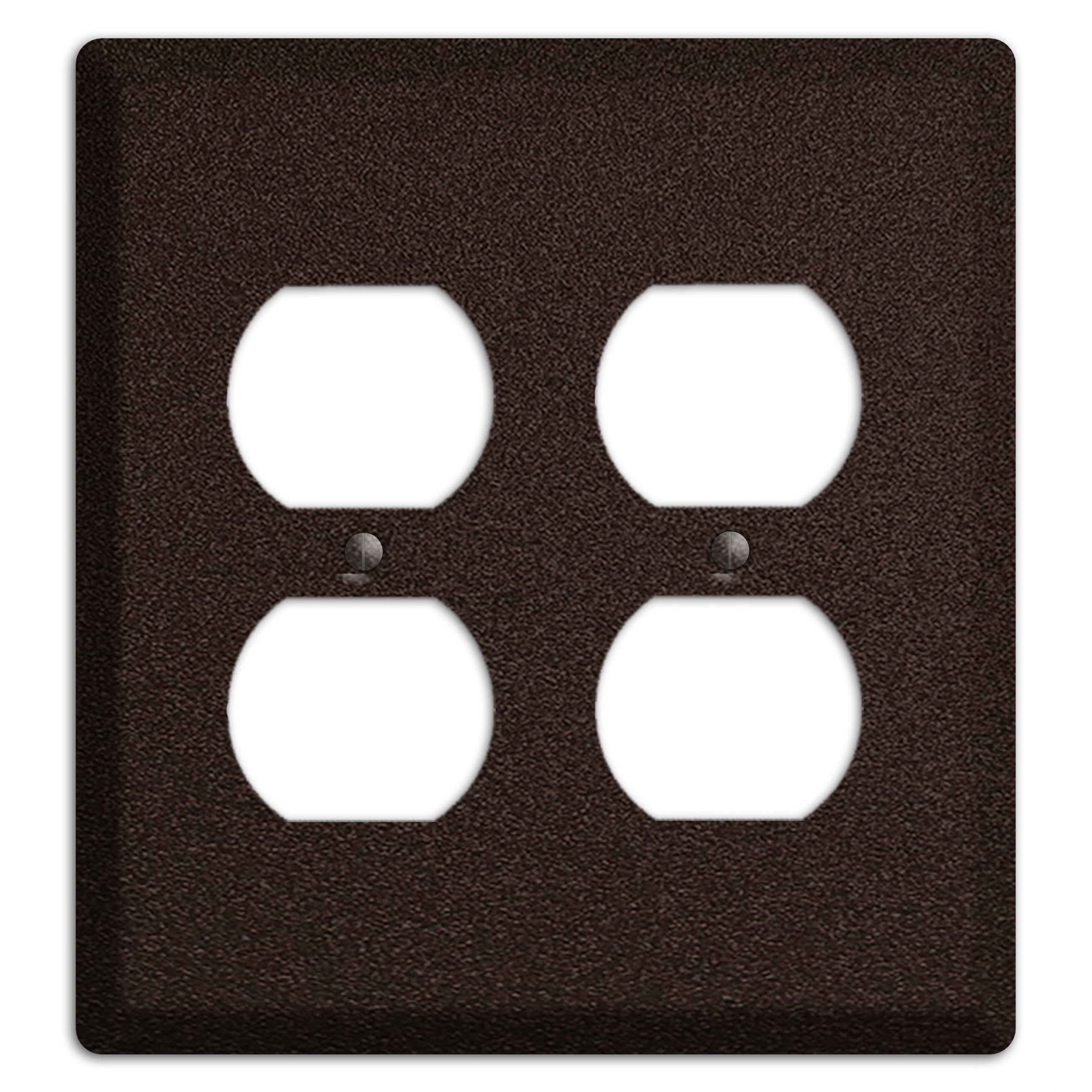 Baxter Subtle Antique Bronze 2 Duplex Wallplate