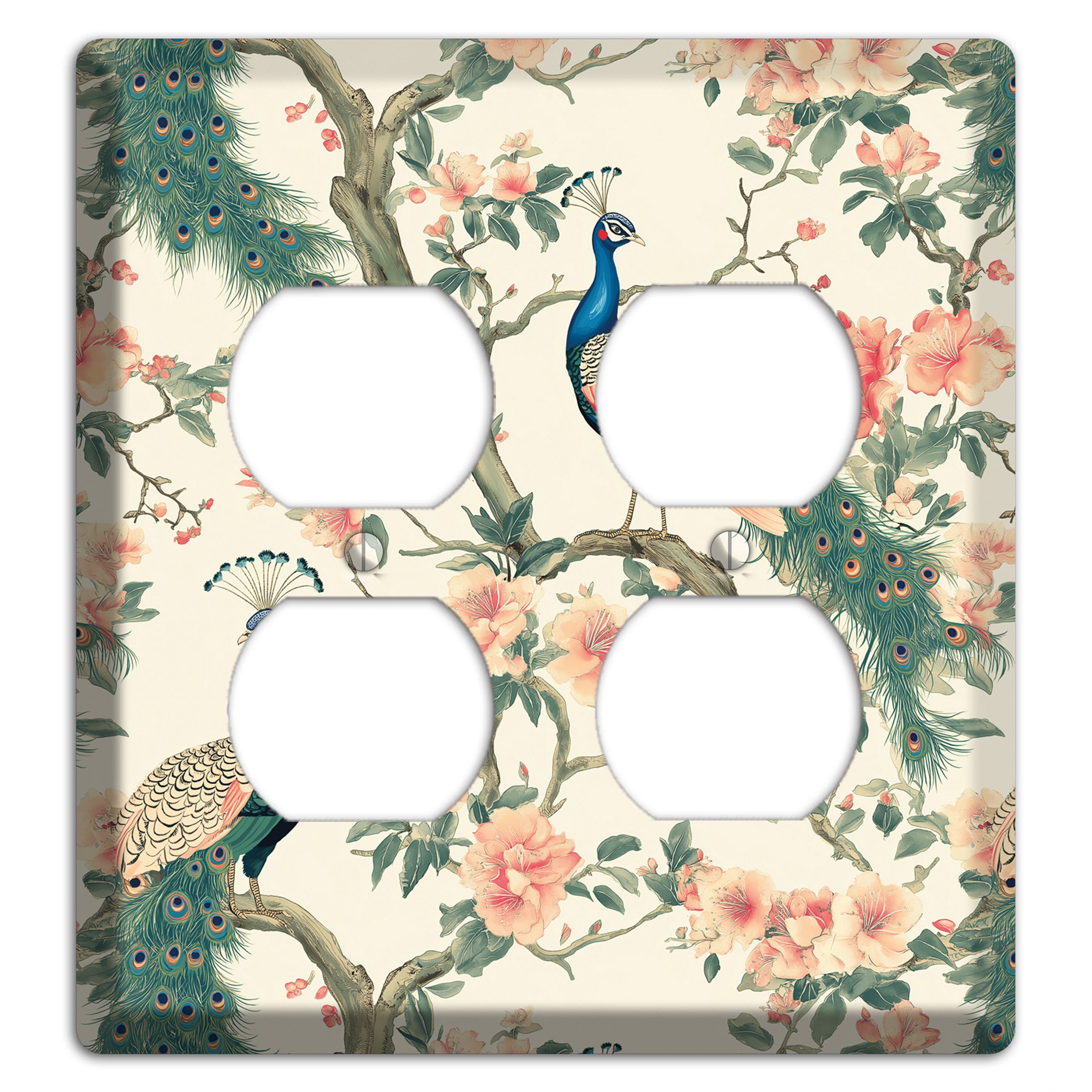 Imperial Plumage Garden 2 Duplex Wallplate