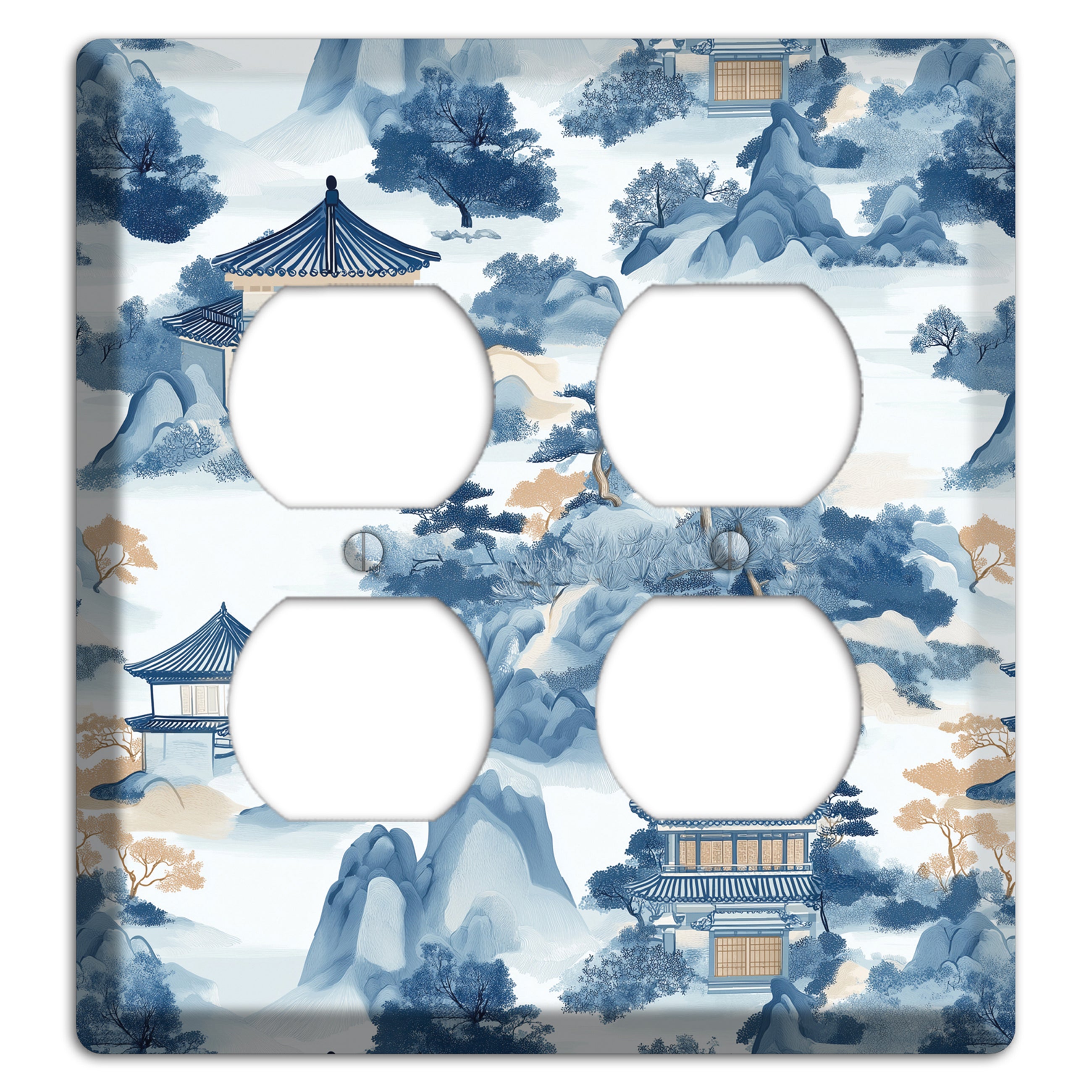 Jade Mountain Retreat 2 Duplex Wallplate