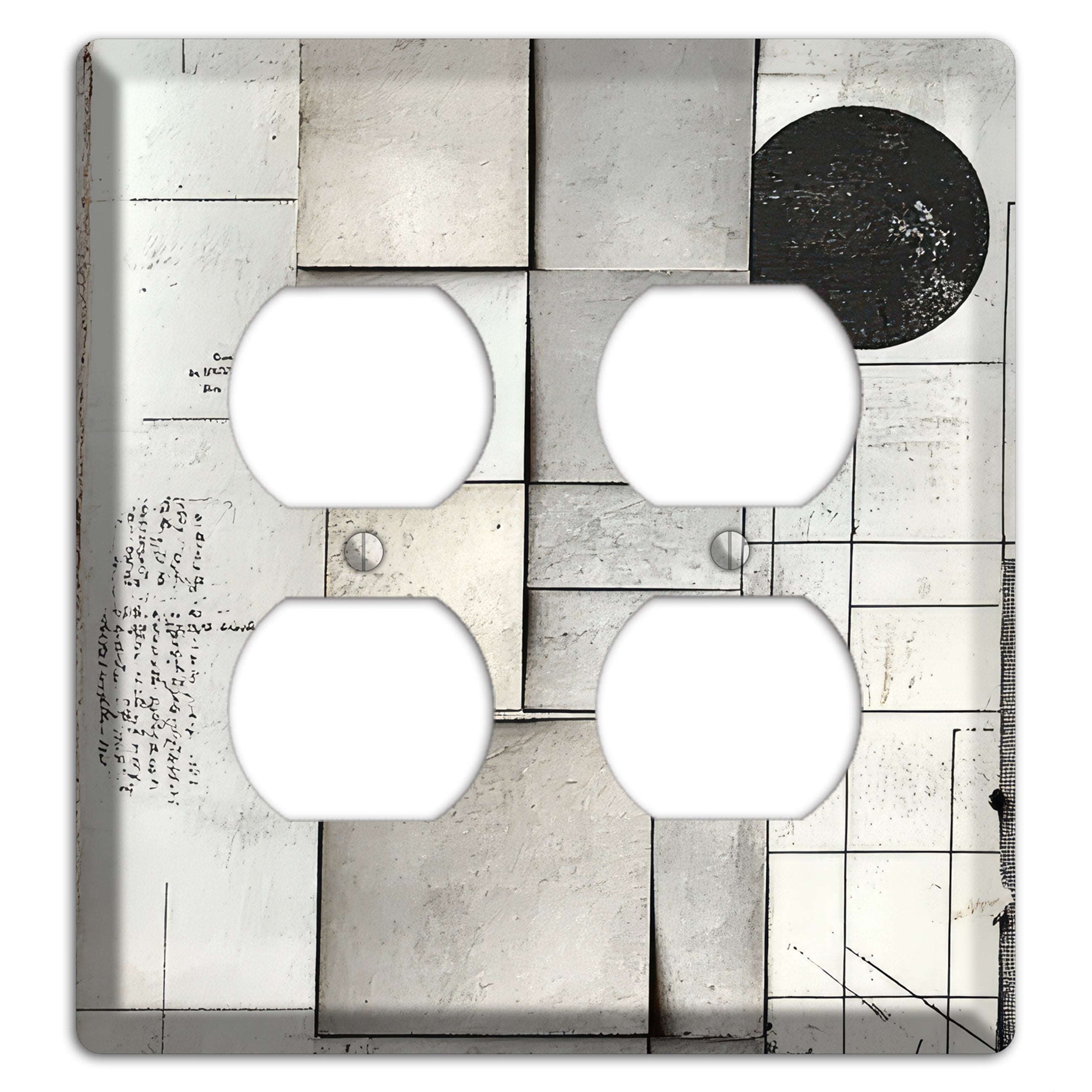 Cartographer's Quiet Ruin 2 Duplex Wallplate