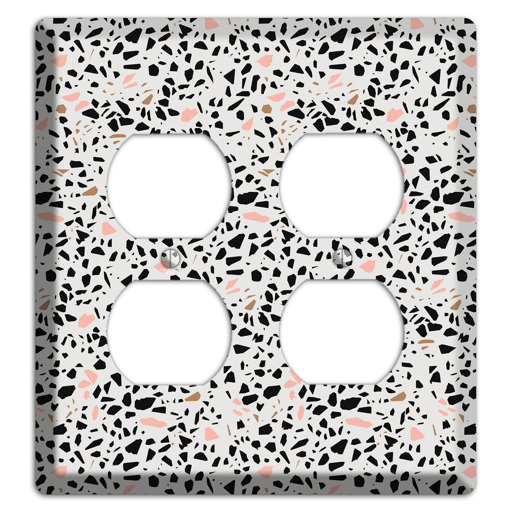 Monochrome Mix 2 Duplex Wallplate