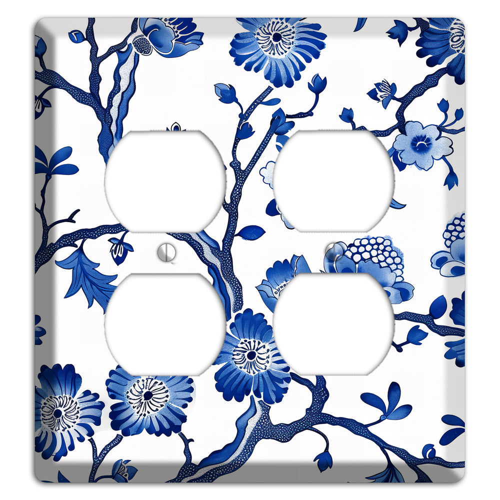 Porcelain Garden Reverie 2 Duplex Wallplate