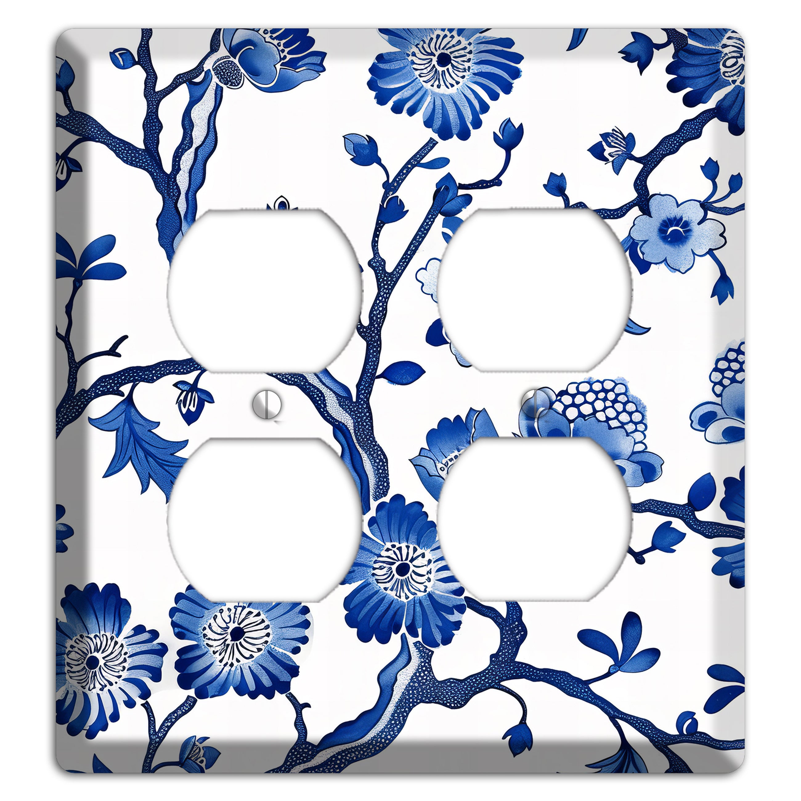 Porcelain Garden Reverie 2 Duplex Wallplate