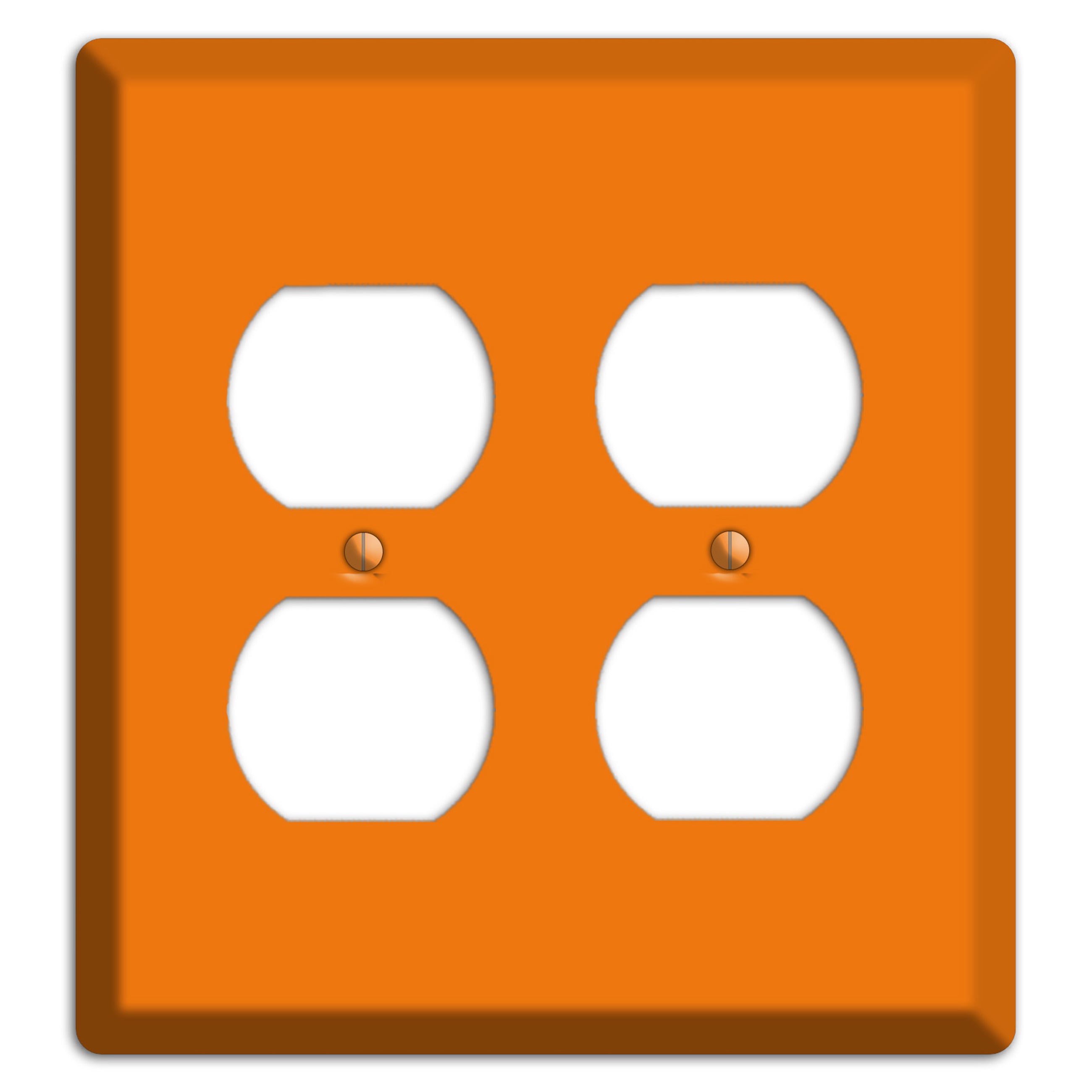 Baxter Pumpkin 2 Duplex Wallplate
