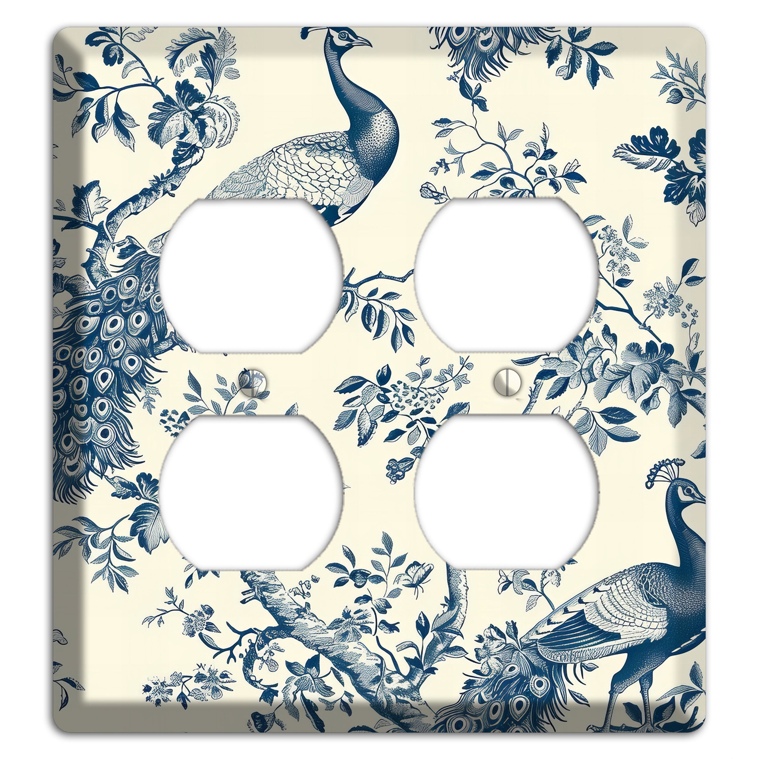 Peacock Court 2 Duplex Wallplate