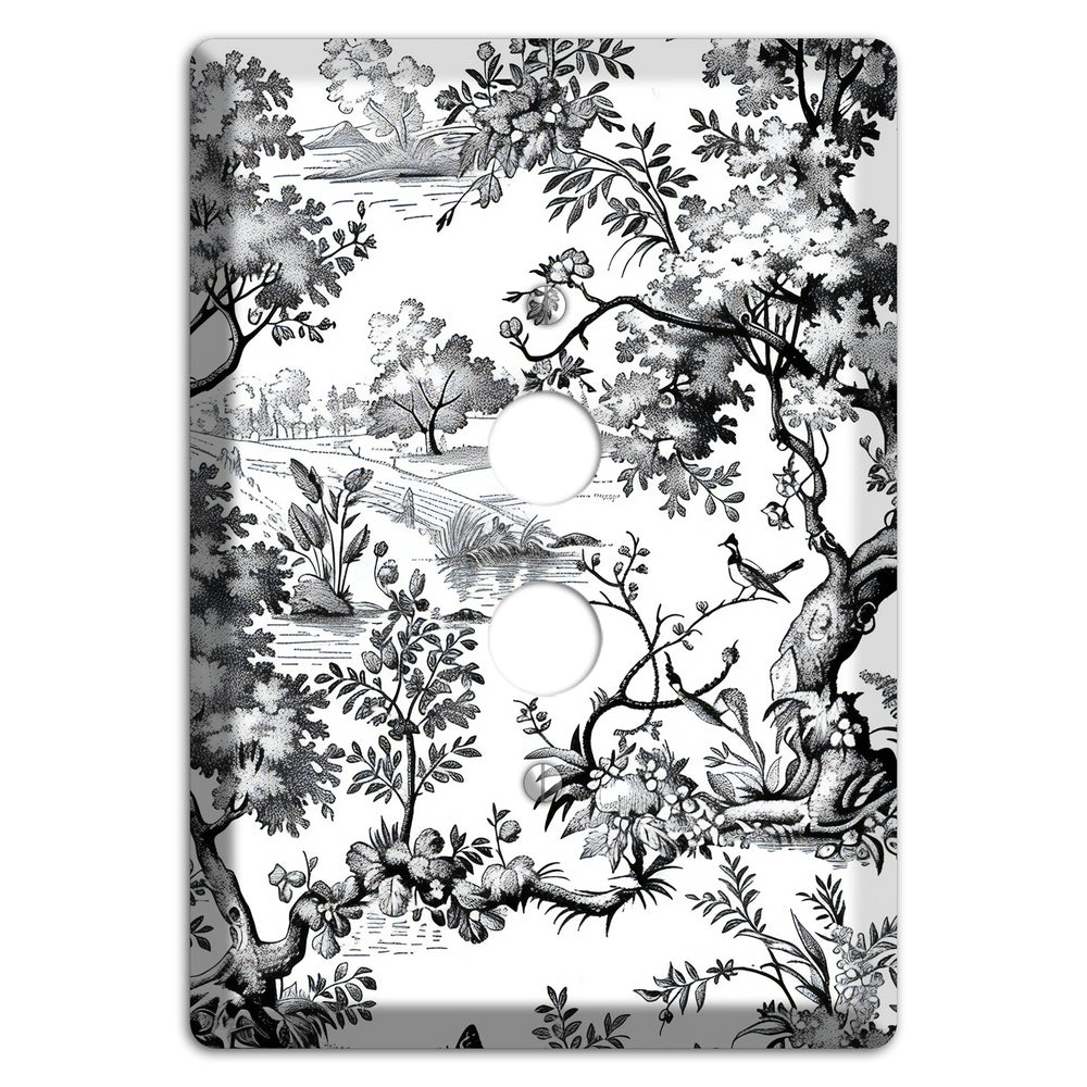 Pastoral Ink Reverie 1 Pushbutton Wallplate