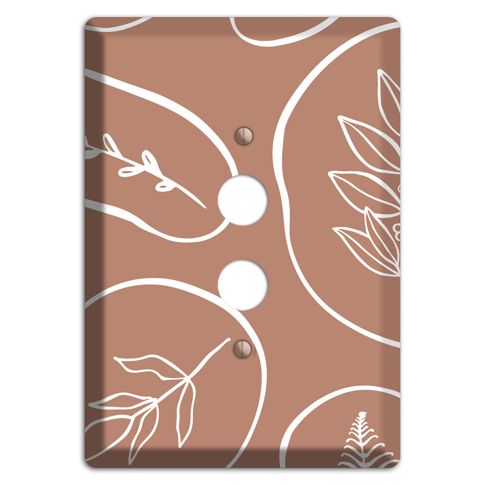 Pressed & Preserved 1 Pushbutton Wallplate