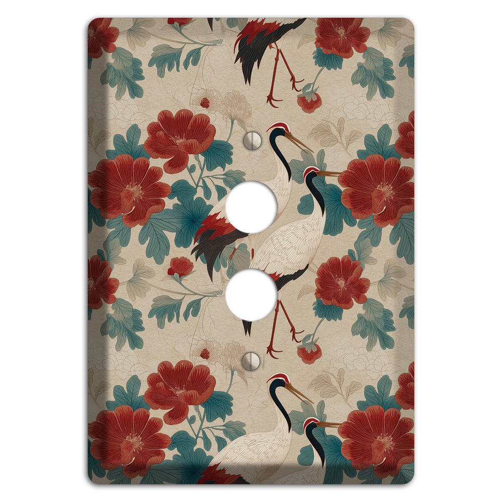 Rust Peony Passage 1 Pushbutton Wallplate