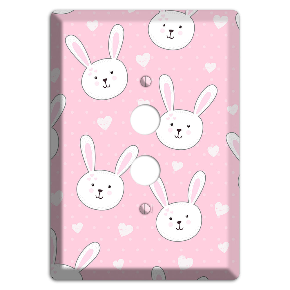Bunny Love 1 Pushbutton Wallplate